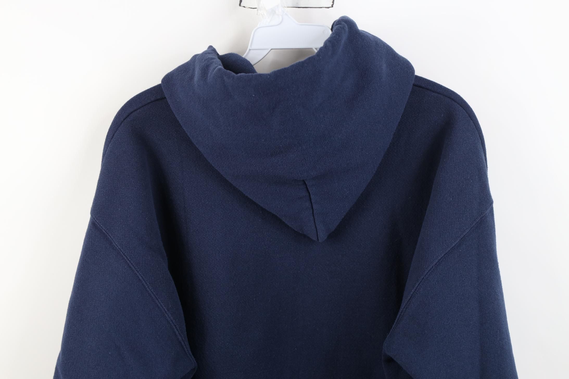 Vintage Vintage 90s Streetwear Heavyweight Hoodie Sweatshirt USA Size US L / EU 52-54 / 3 - 11 Thumbnail
