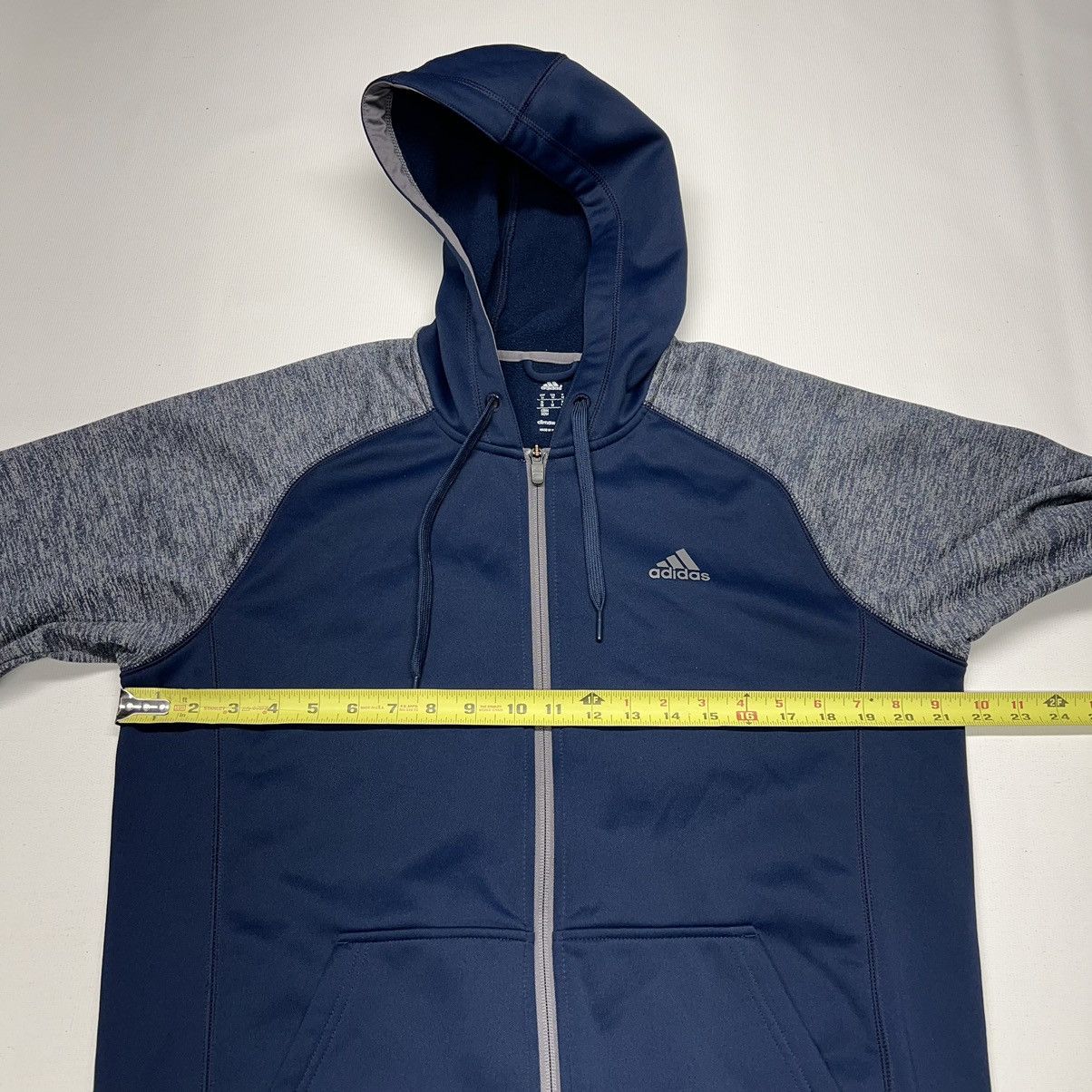 Adidas Adidas Hoodie Blue Climawarm Sweatshirt Full Zip Sweater Size US M / EU 48-50 / 2 - 19 Thumbnail