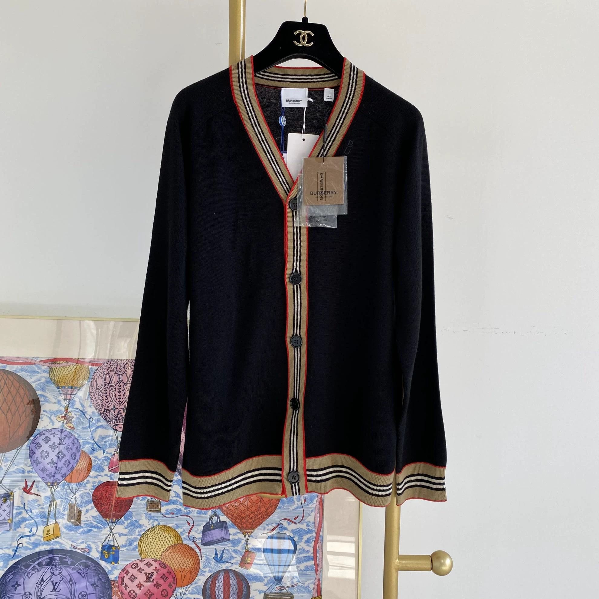 Burberry Burberry black wool cardigan 14Y new with tags Size XXS / US 00 / IT 34 - 1 Thumbnail