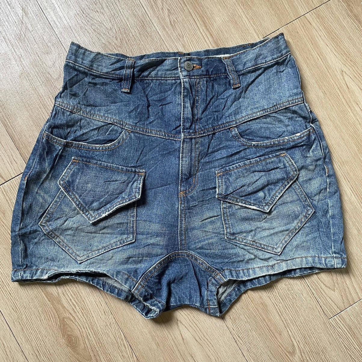 Issey Miyake Sunaokuwahara by Issey Miyake Short Pants Distressed Jeans Size 30" / US 8 / IT 44 - 1 Thumbnail