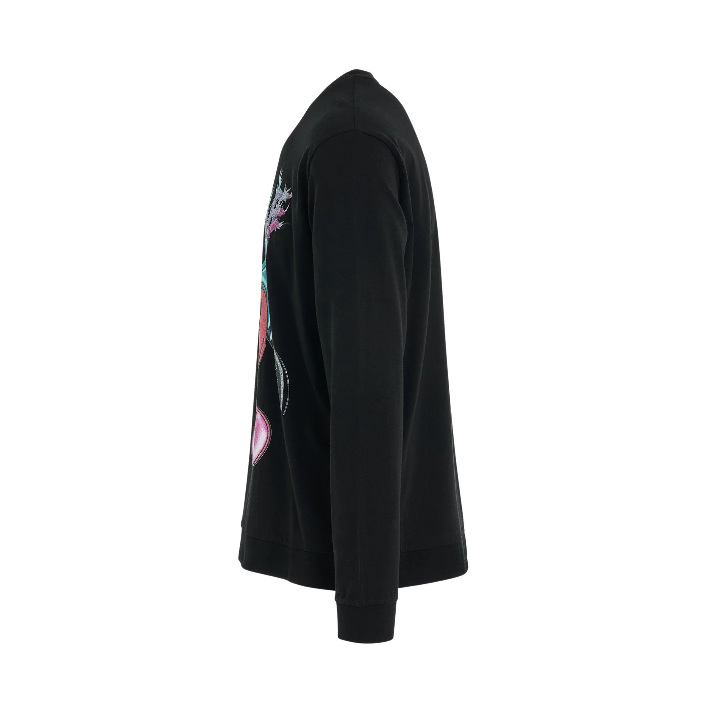 WE11DONE o1mris0824 Angel Print Sweatshirt in Black Size US S / EU 44-46 / 1 - 3 Thumbnail