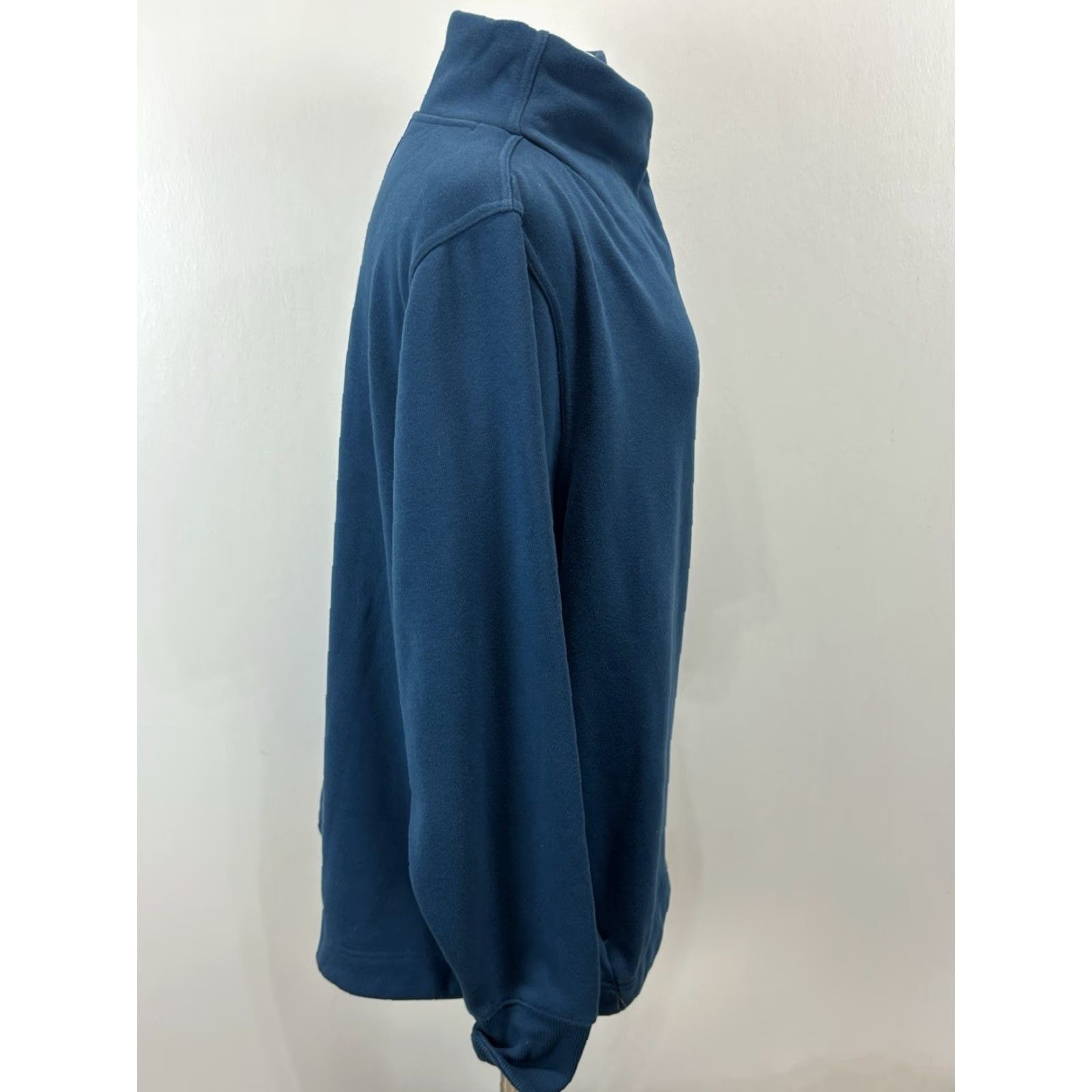 Athleta VINTAGE Athleta Women's Pullover Sweatshirt Plus Size 1X Blue Fuzzy Lining Athleisure Activewear Size XL / US 12-14 / IT 48-50 - 4 Thumbnail