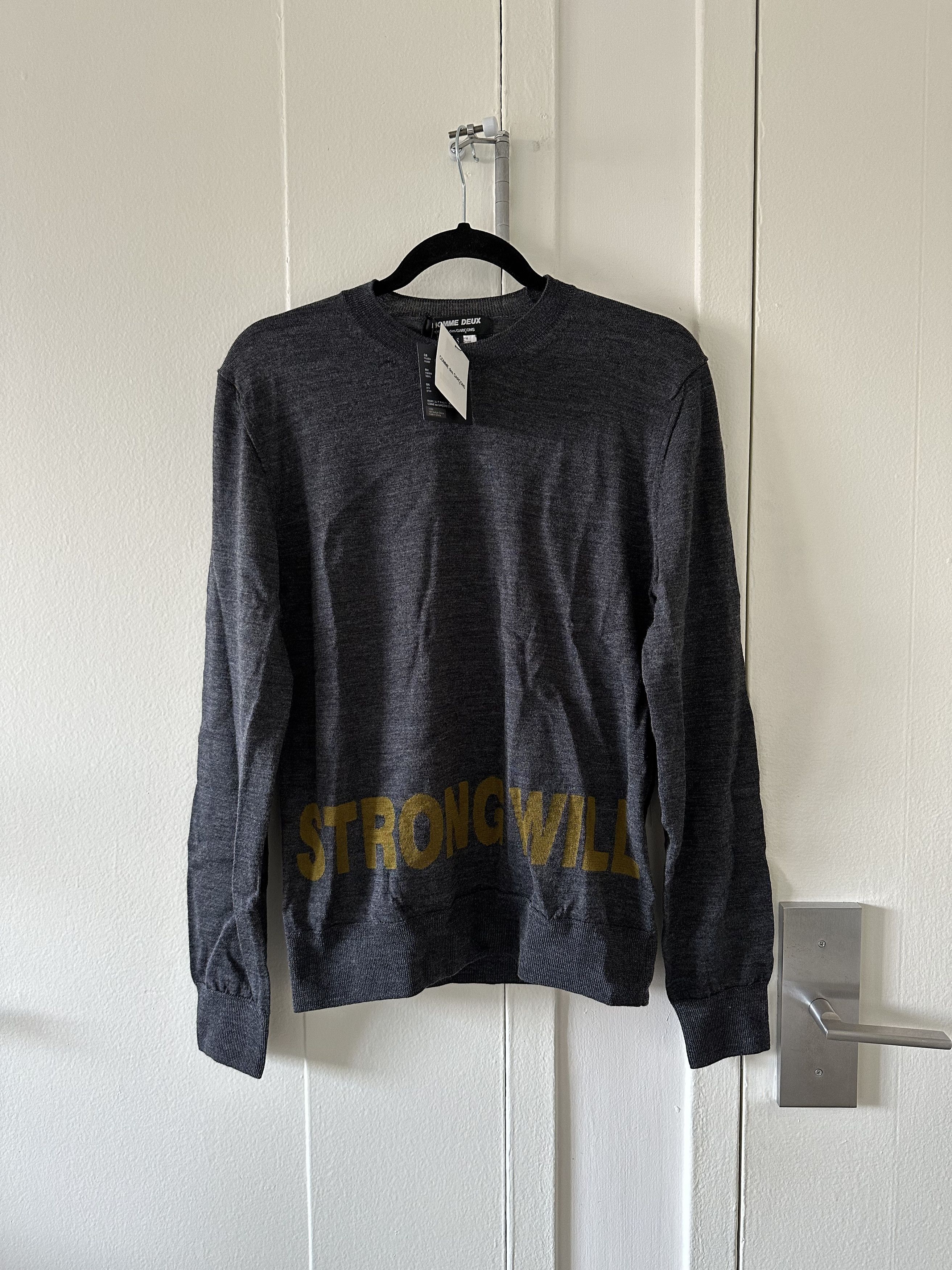 Comme des Garcons Comme des Garcons Homme Deux Strong Will Sweater Size US S / EU 44-46 / 1 - 1 Thumbnail