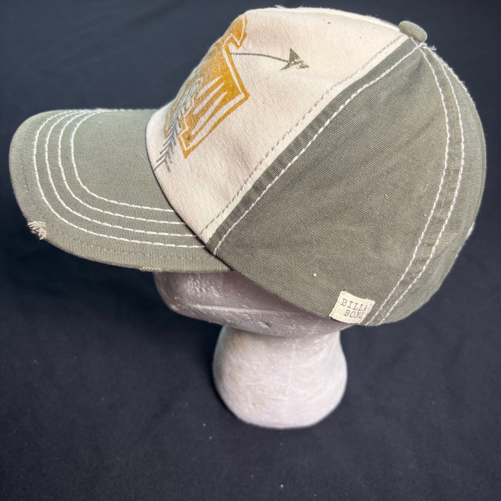 Billabong Yellow Thunderbird Billabong Hat Size ONE SIZE - 3 Thumbnail