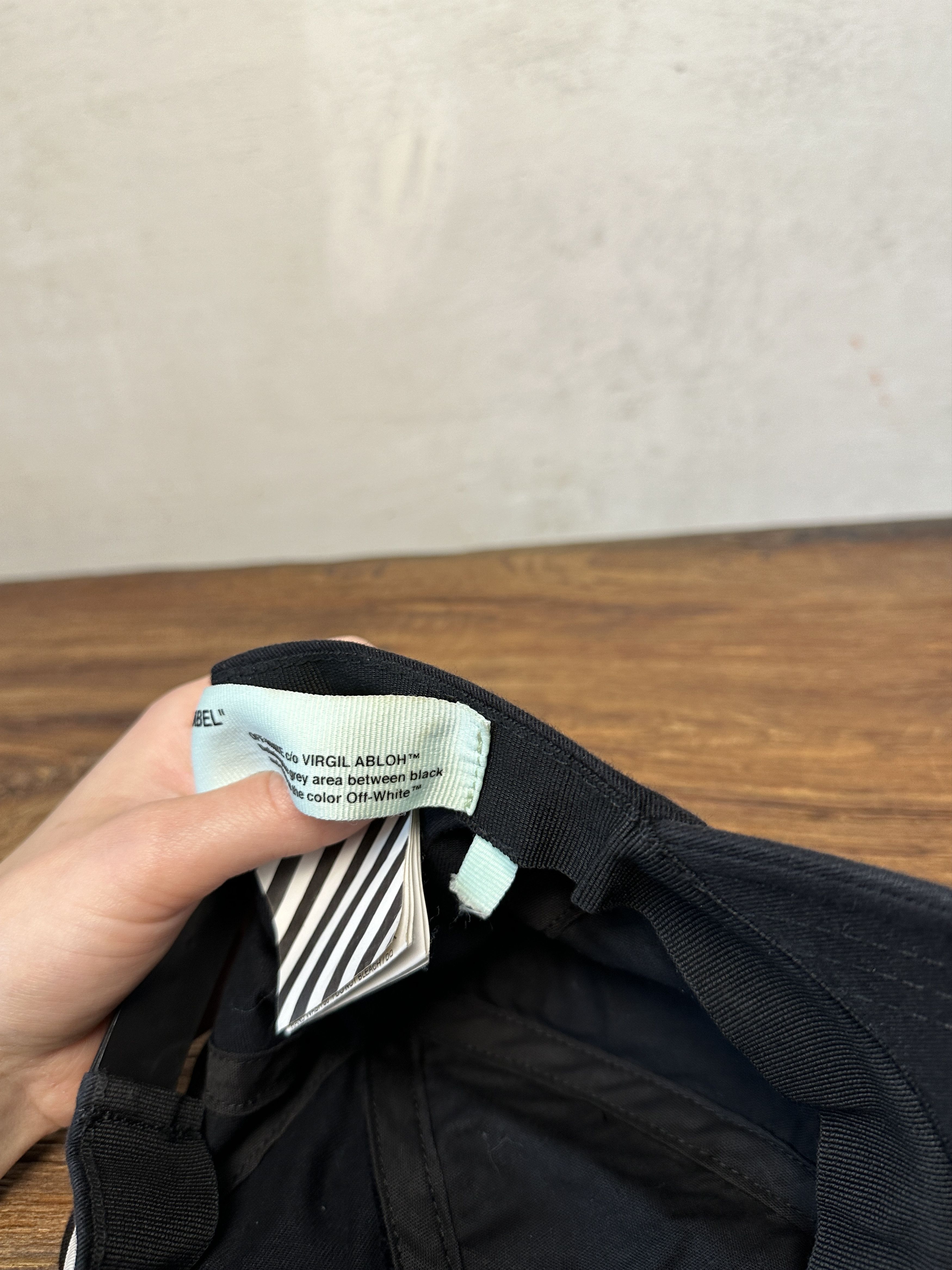 Off-White Off White Striped Diagonal Cap Size ONE SIZE - 8 Thumbnail