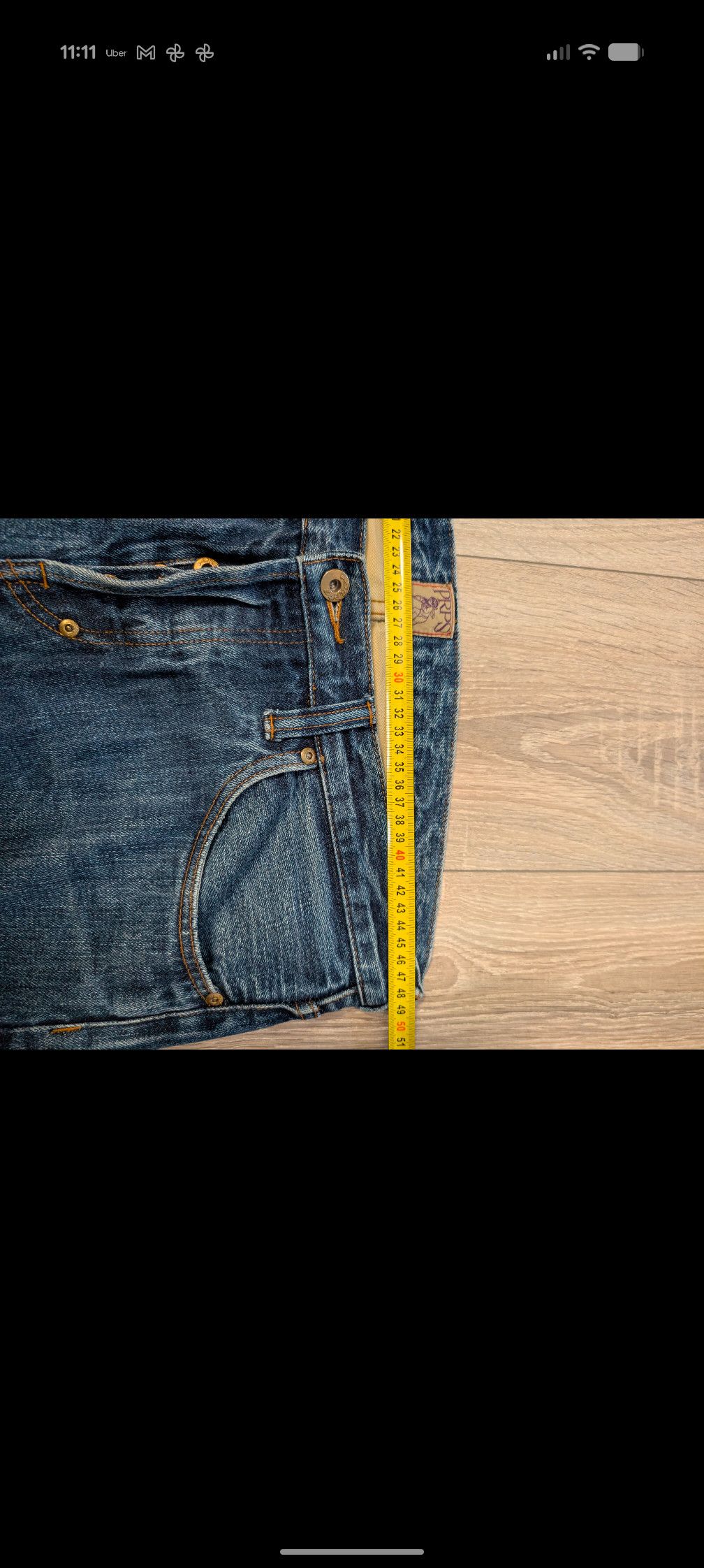Prps PRPS Selvedge Denim Jeans – Straight Fit – Size 36 Size US 36 / EU 52 - 7 Thumbnail