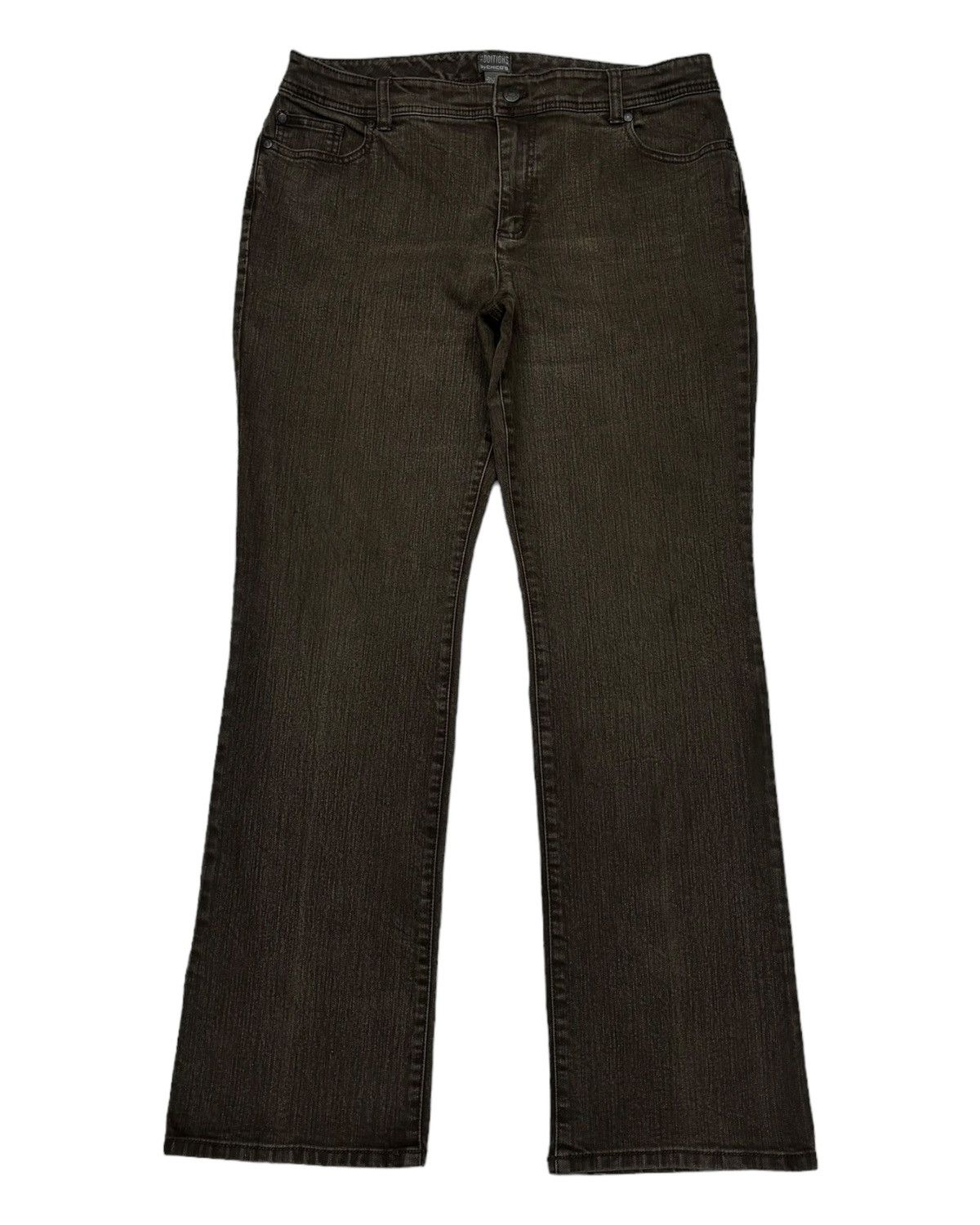 Chicos 🔥ADDITIONS BY CHICO'S BROWN BOOTCUT PANTS Size 31" - 5 Thumbnail