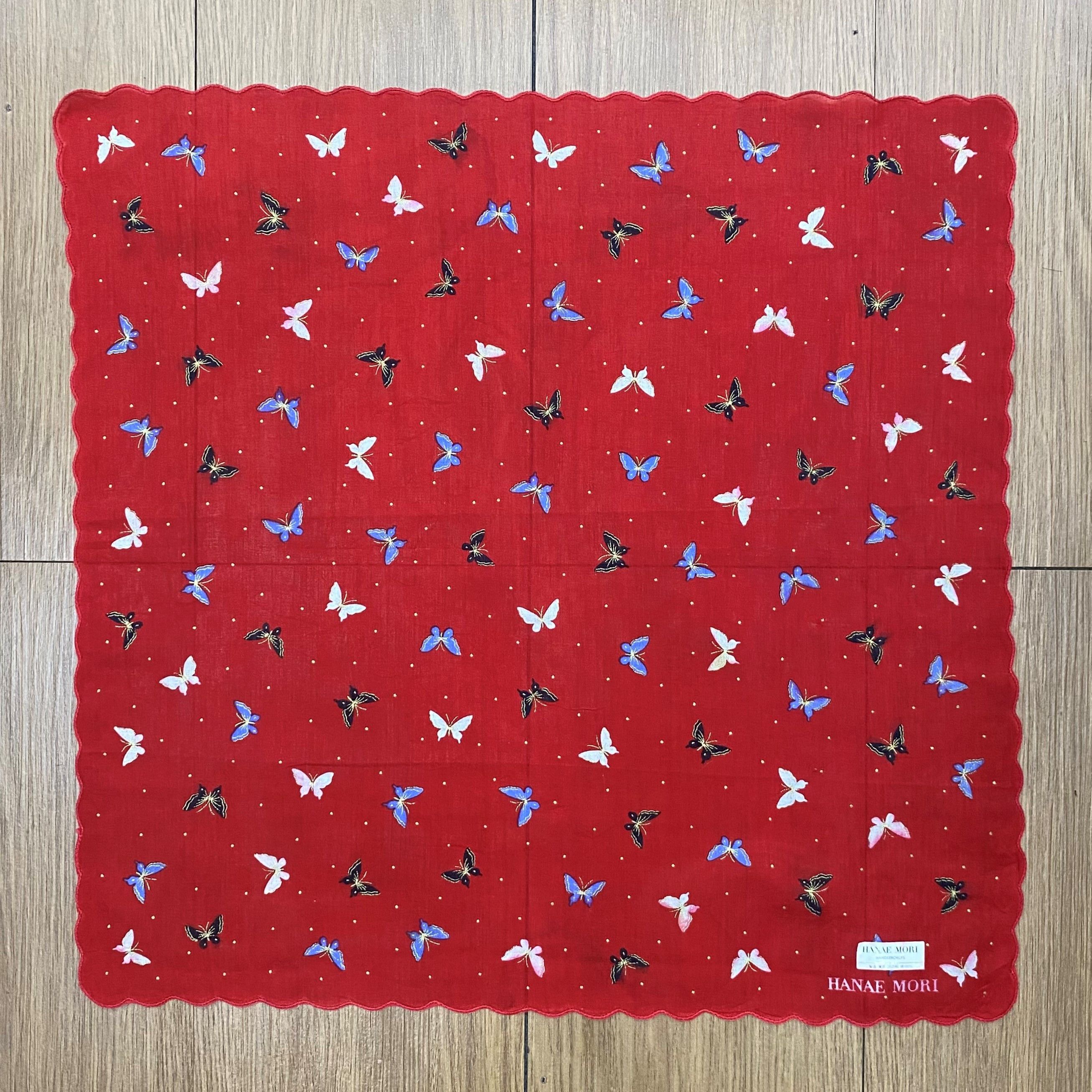 Hanae Mori Vintage Hanae Mori Handkerchief Neckerchief Bandana H012N Size ONE SIZE - 1 Thumbnail