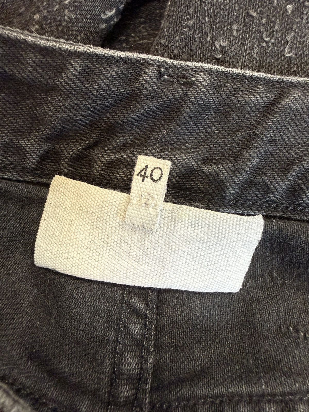 Maison Margiela Maison Margiela MM6 black distressed Denim Jeans Size 26" / US 2 / IT 38 - 9 Thumbnail