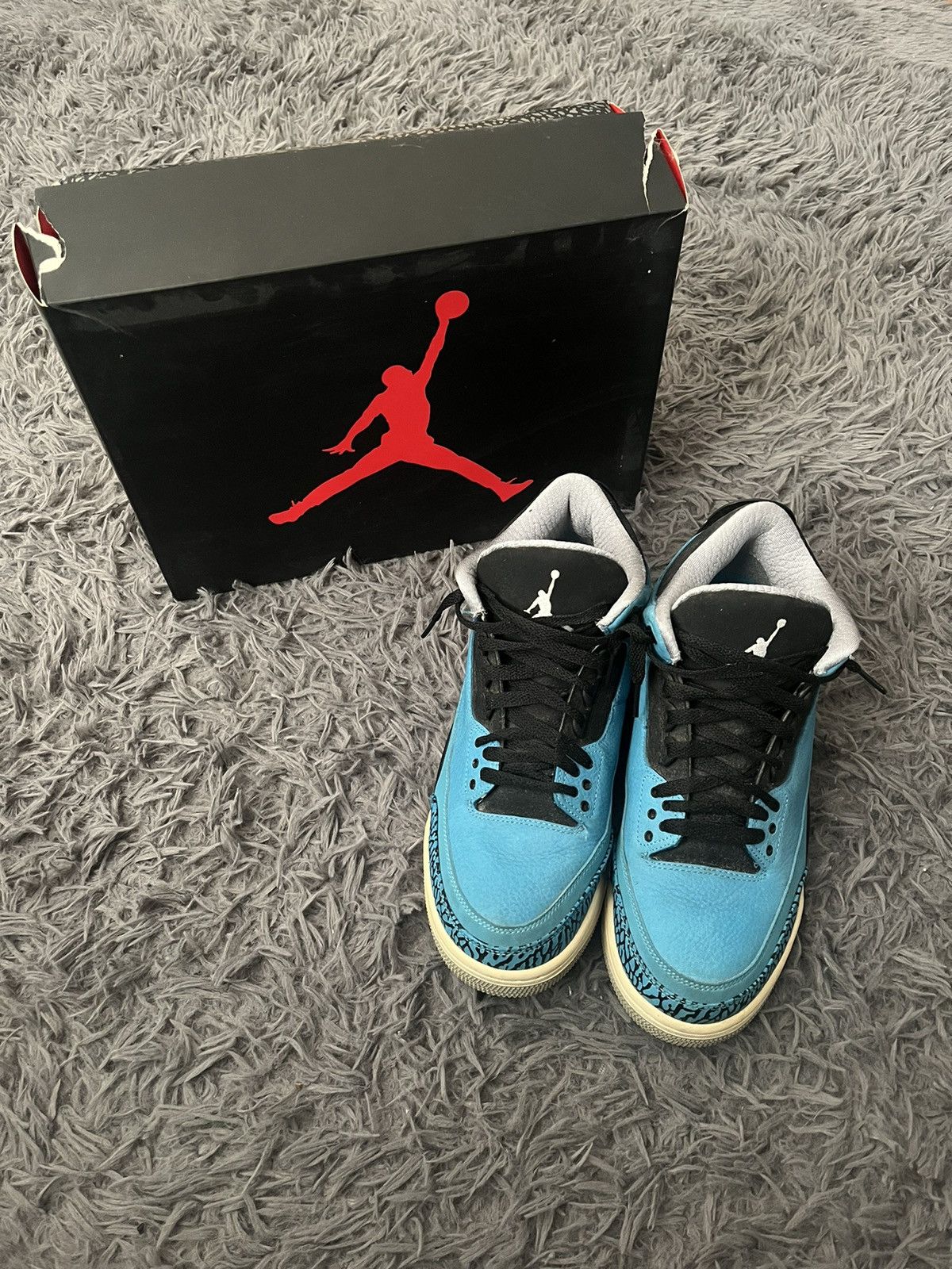Jordan Brand Power Blue Jordan 3s Size 9.5 2014 Size US 9.5 / EU 42-43 - 1 Thumbnail