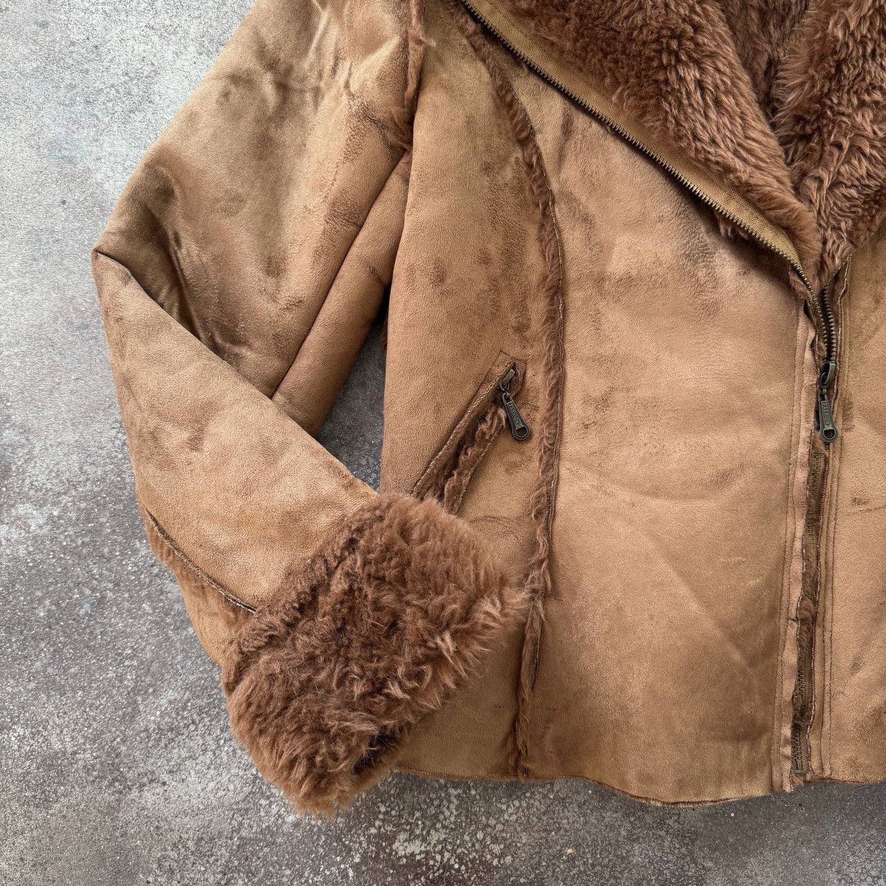 Hysteric Glamour Amazing Vintage Y2K Glamour Faux Fur Sheepskin Coat Jacket Size XL / US 12-14 / IT 48-50 - 4 Thumbnail
