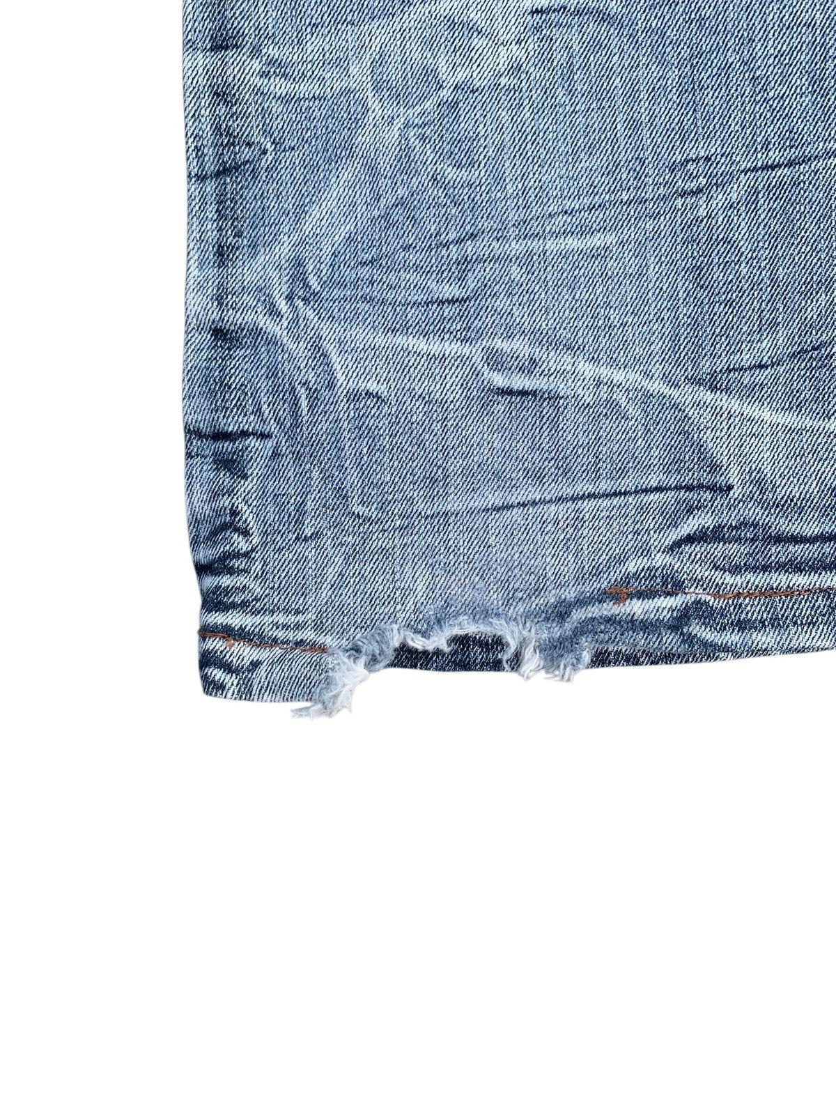 semanticdesign FLARE SEMANTIC DESIGN CARGO PUNK BONDAGE DISTRESSED DENIM Size US 29 - 21 Thumbnail