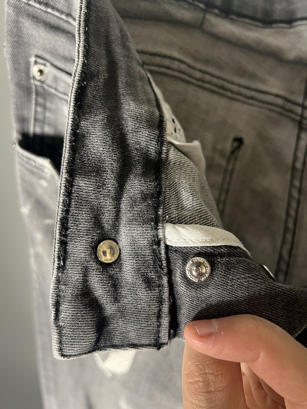 Dsquared2 × Vintage VERY RARE DSQUARED2 DESIGNER DENIM JEANS JAPAN STYLE LUXURY Size US 31 - 10 Thumbnail