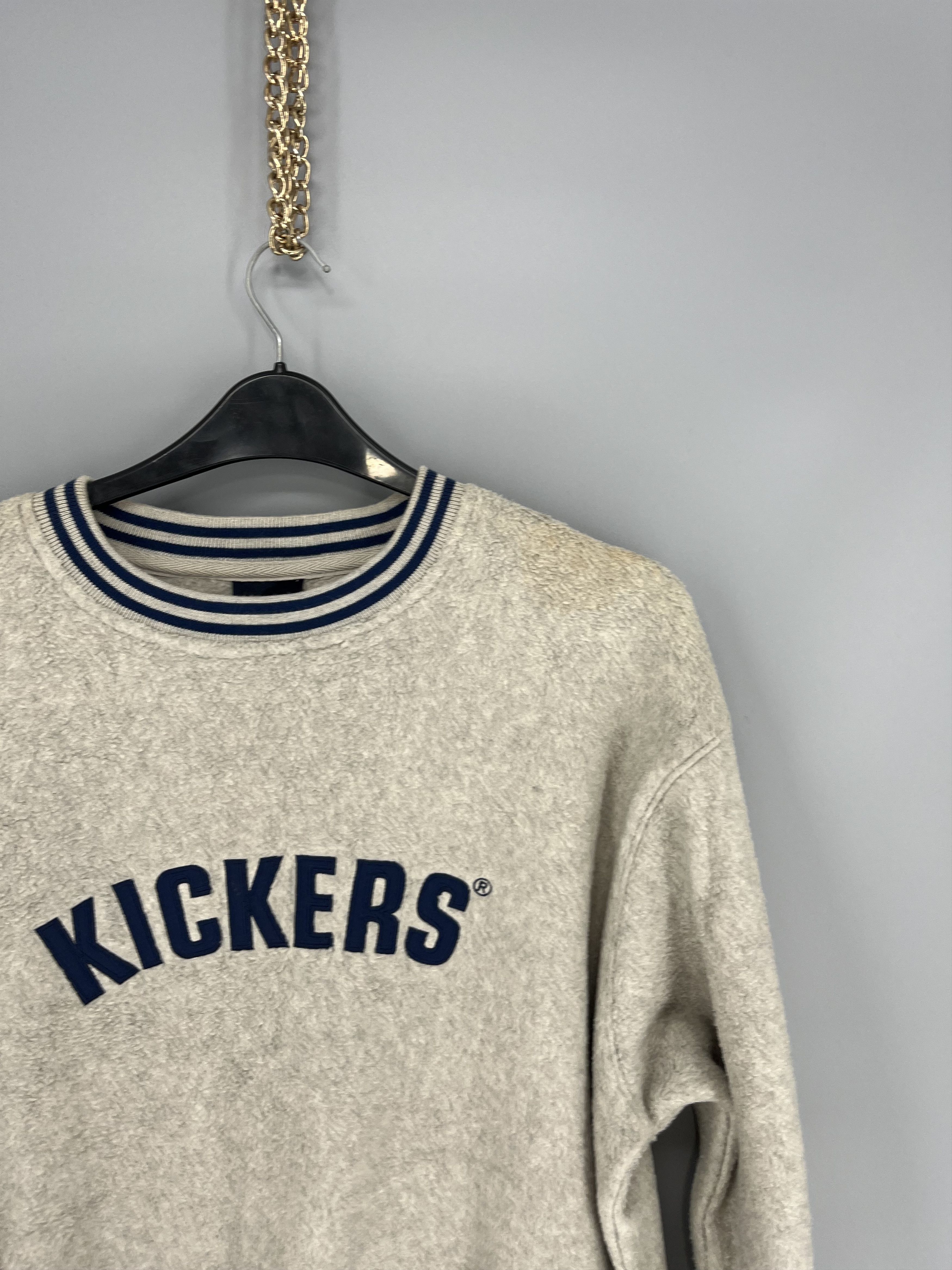 Kickers Vintage KICKERS LOGO FLEECE SWEATSHIRT SHERPA OLD 90s y2k Size US M / EU 48-50 / 2 - 5 Thumbnail
