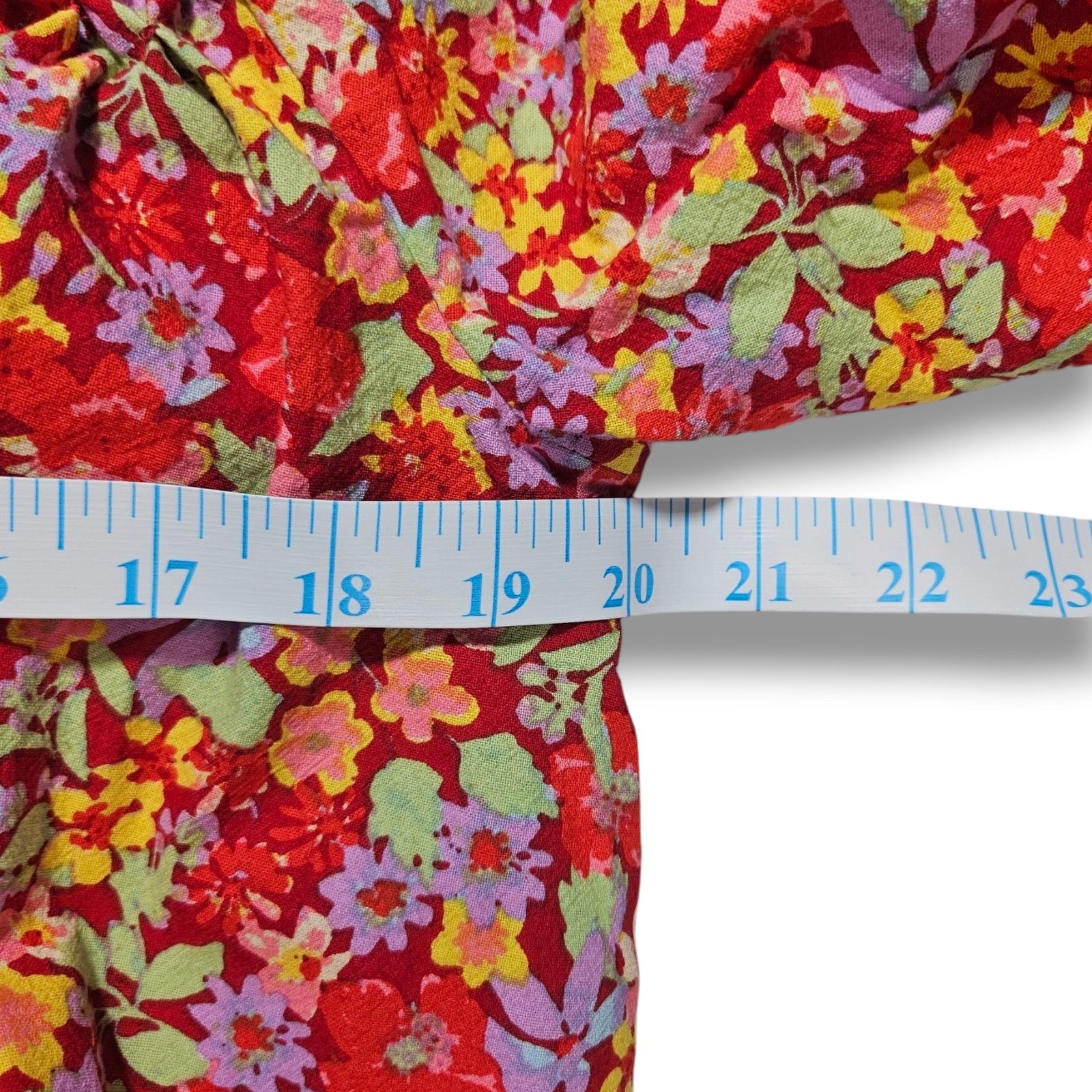 Free People NWT Free People James Smock Crop Top Sz. XS [0-2] Poppy Size XS / US 0-2 / IT 36-38 - 8 Thumbnail