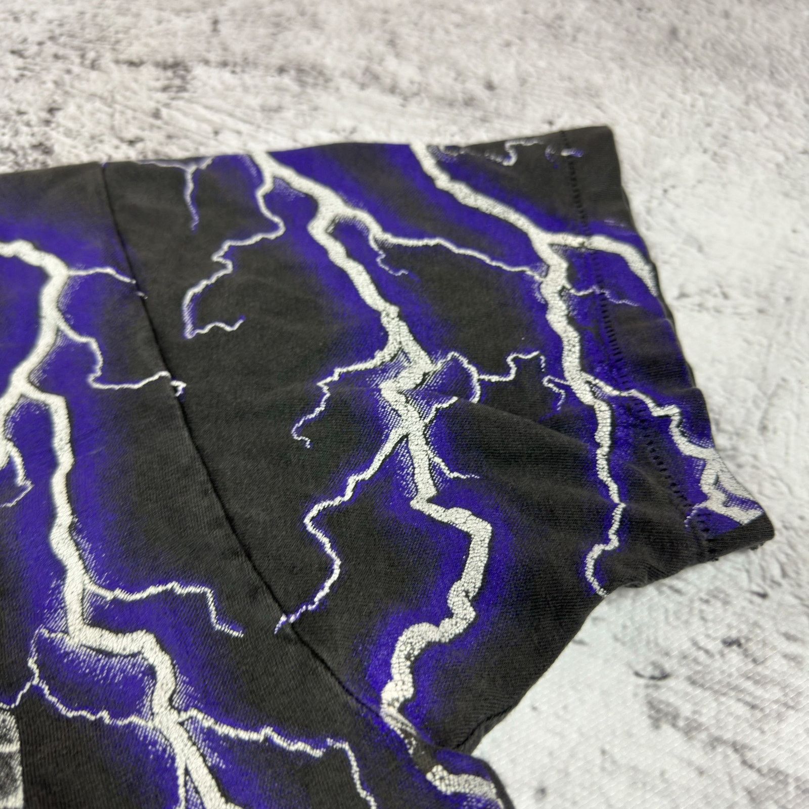 Harley Davidson VTG Harley-Davidson AOP Thunder & Lightning T-Shirt Size US M / EU 48-50 / 2 - 8 Thumbnail