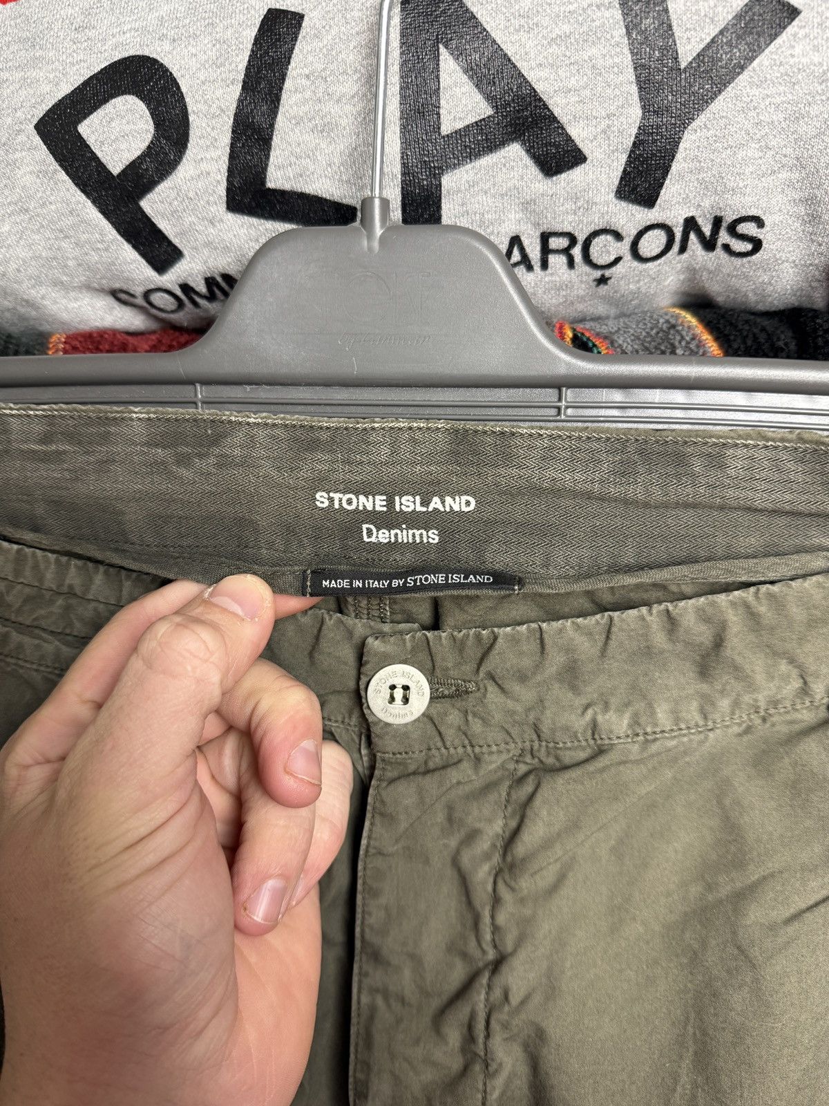 Stone Island Stone Island Denim Cargo Tactical Pants Size 33 Size US 33 - 17 Thumbnail