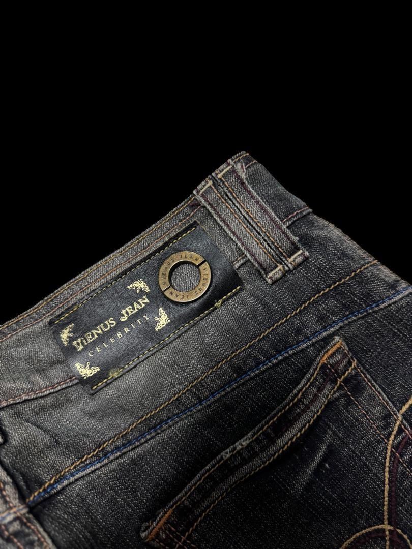 Japanese Brand BELL BOTTOM Sick Something Edwin Rusty Mudwash Dark Jeans Size US 28 / EU 44 - 18 Thumbnail
