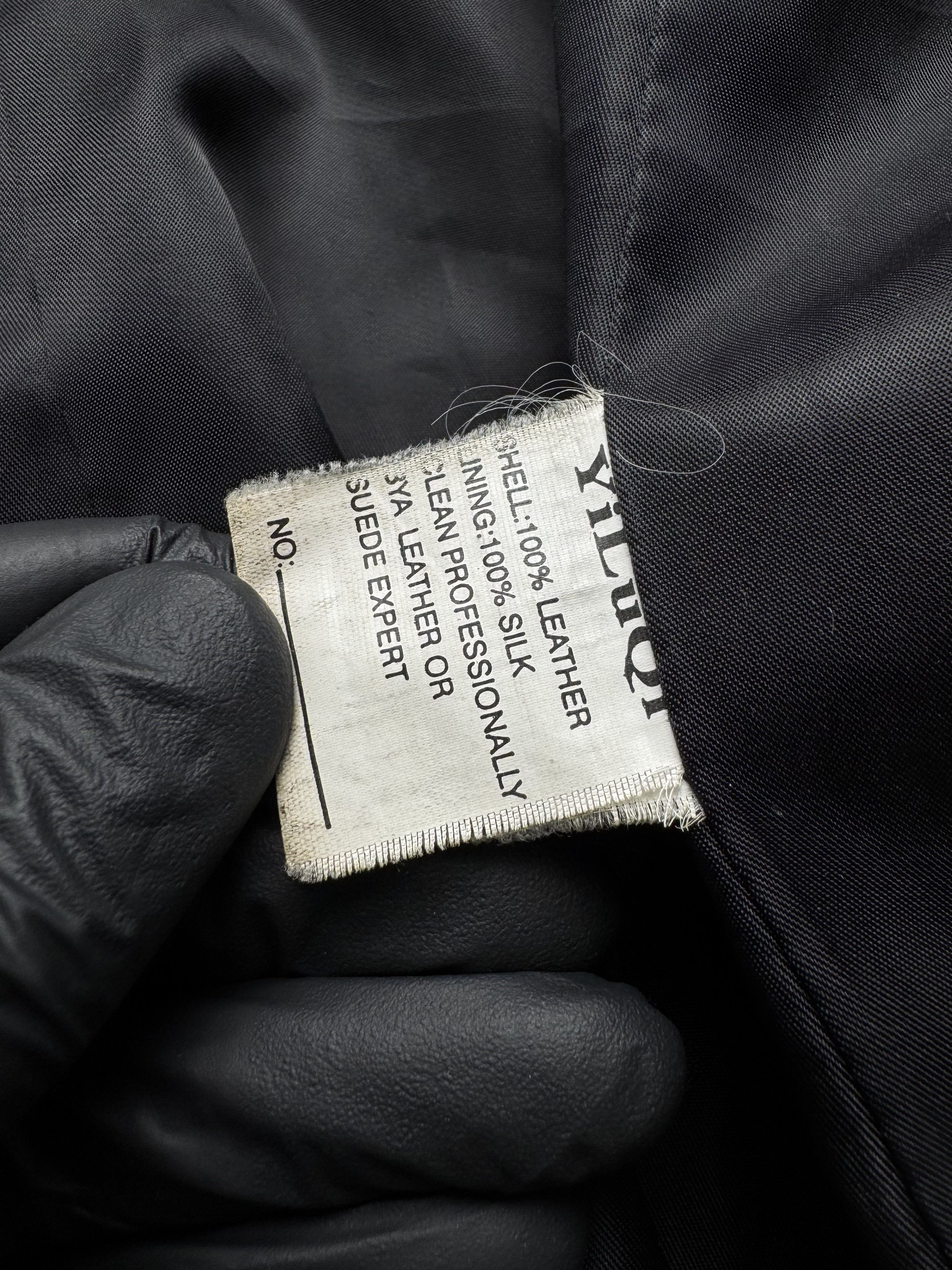 Vintage Vintage Leather Blazer Coat Tailored Button Front Jacket Size L / US 10 / IT 46 - 9 Thumbnail