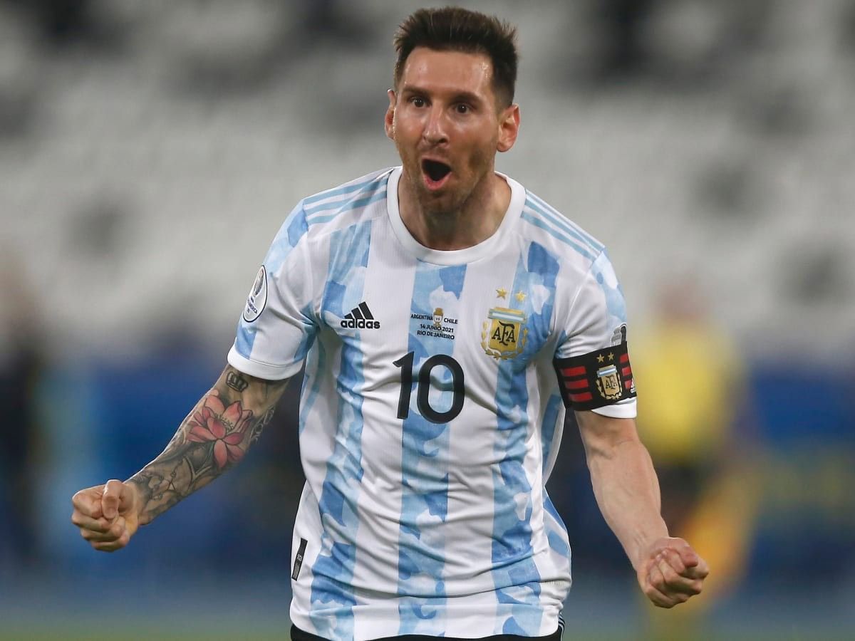Adidas Argentina 2021 Copa America player issue Final #10 Messi Size US M / EU 48-50 / 2 - 12 Thumbnail