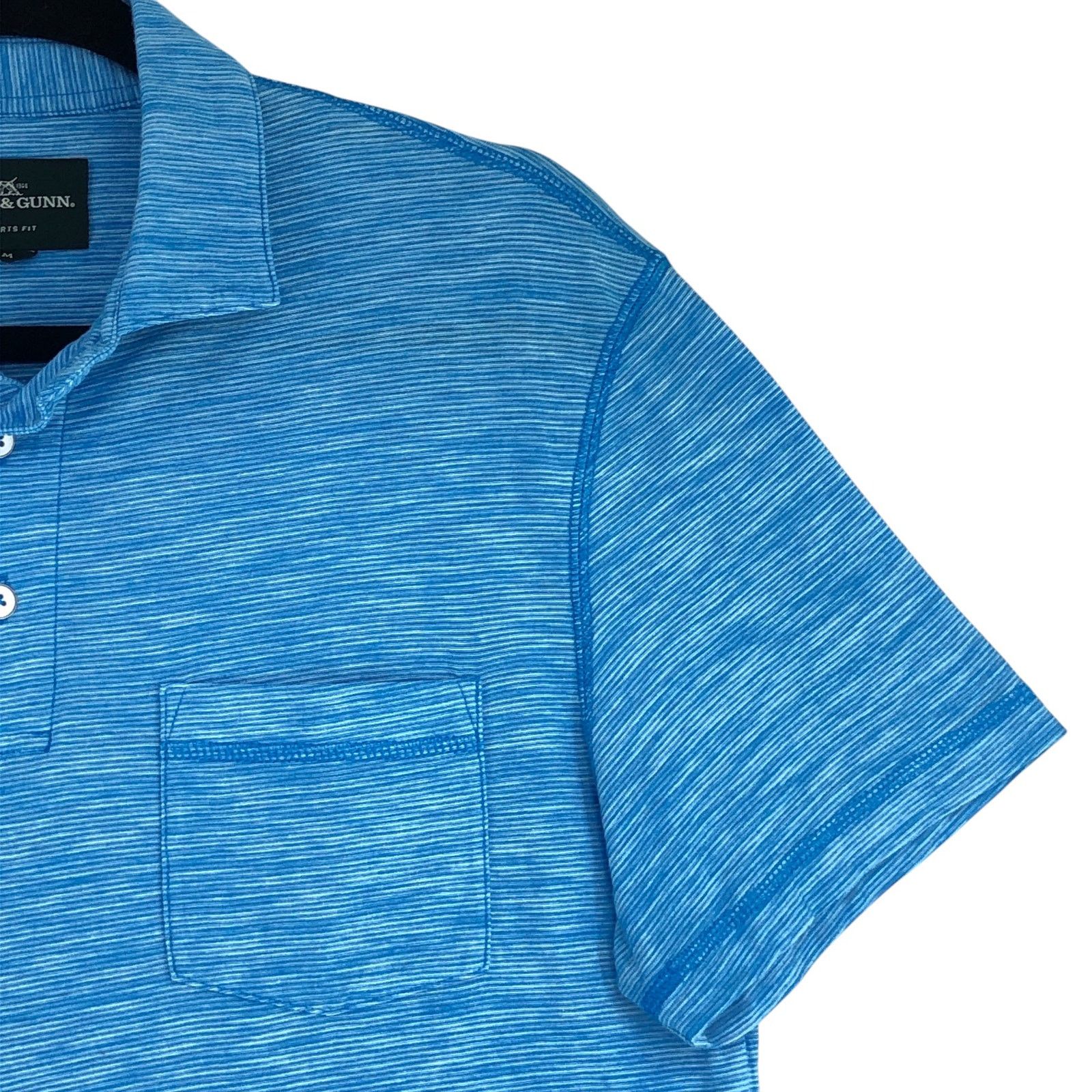 Rodd & Gunn Rodd & Gunn M Shirt Lillburn Polo Sports Fit Slub Stripe Size US M / EU 48-50 / 2 - 7 Thumbnail