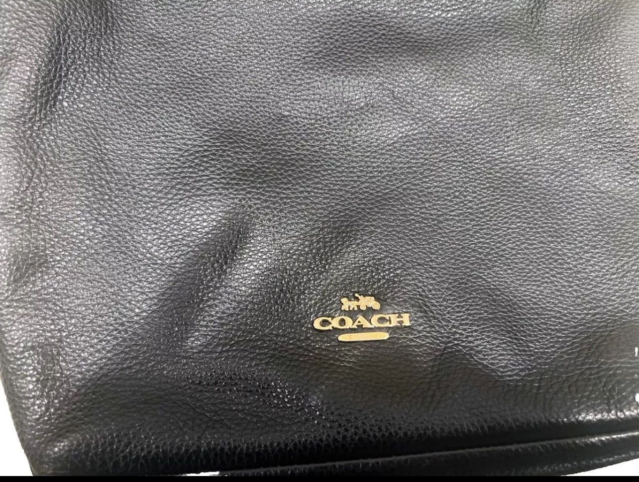Other New CoachLuxury shoulder bag Crossbody Black Pebbled Leather Size ONE SIZE - 2 Thumbnail