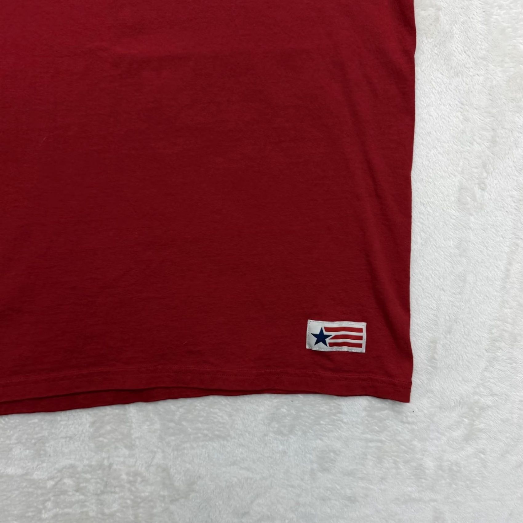 Vintage American Giant Shirt Mens Large Red American Made Flag Graphic Tee USA Patriotic Size US L / EU 52-54 / 3 - 4 Thumbnail