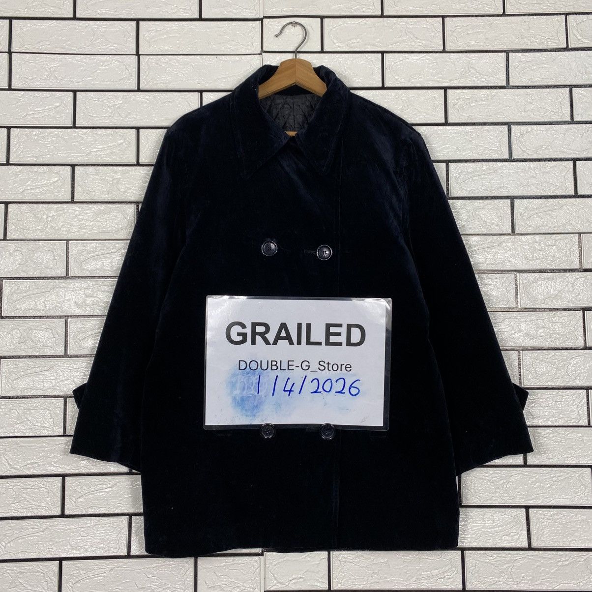 Yohji Yamamoto 📌Vintage Chore Velvet Jacket Atsuki Onishi Double Breast Size US M / EU 48-50 / 2 - 1 Thumbnail