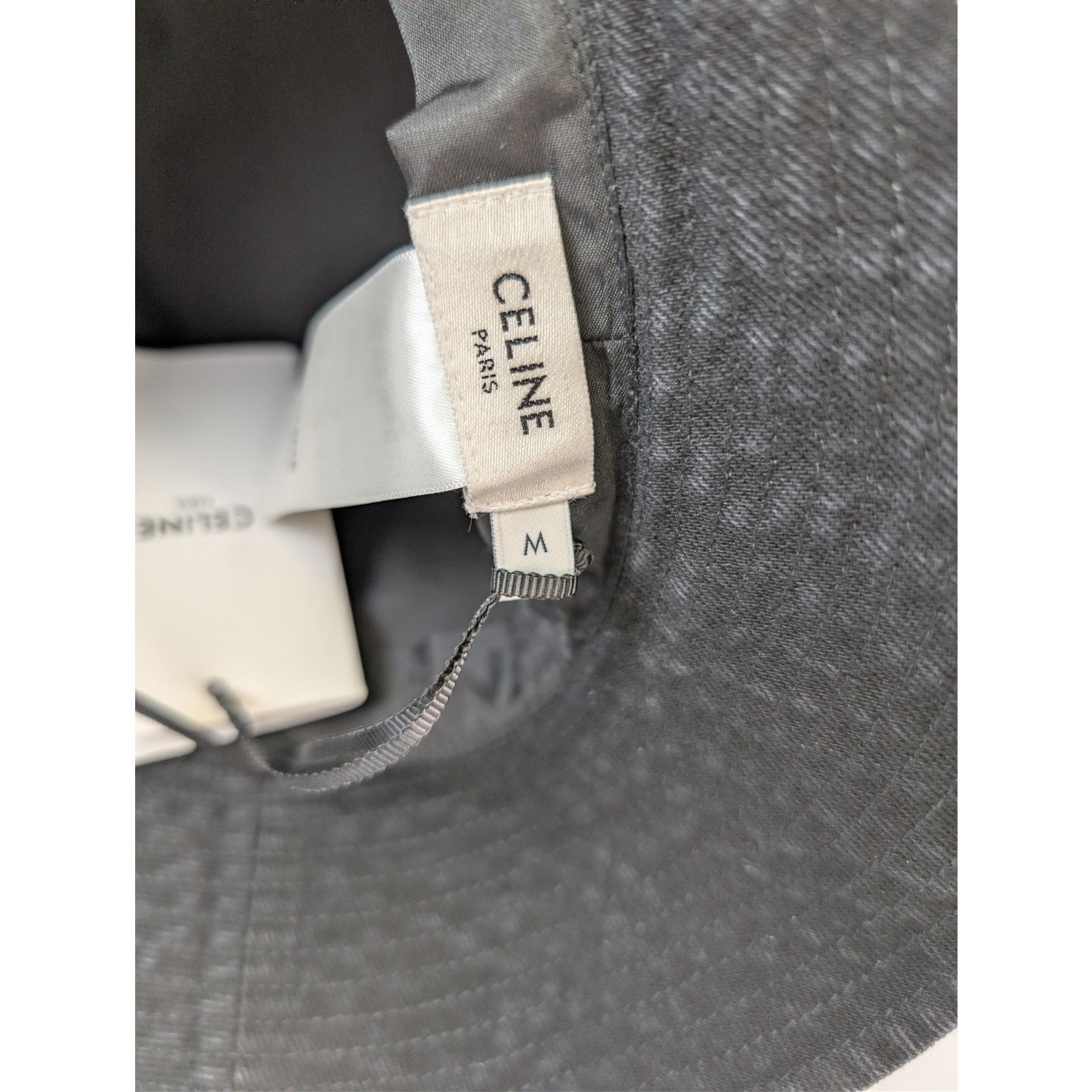 Celine o1rshd1 Size: M / Gothic Bucket Hat / Cap in Black Size ONE SIZE - 9 Thumbnail