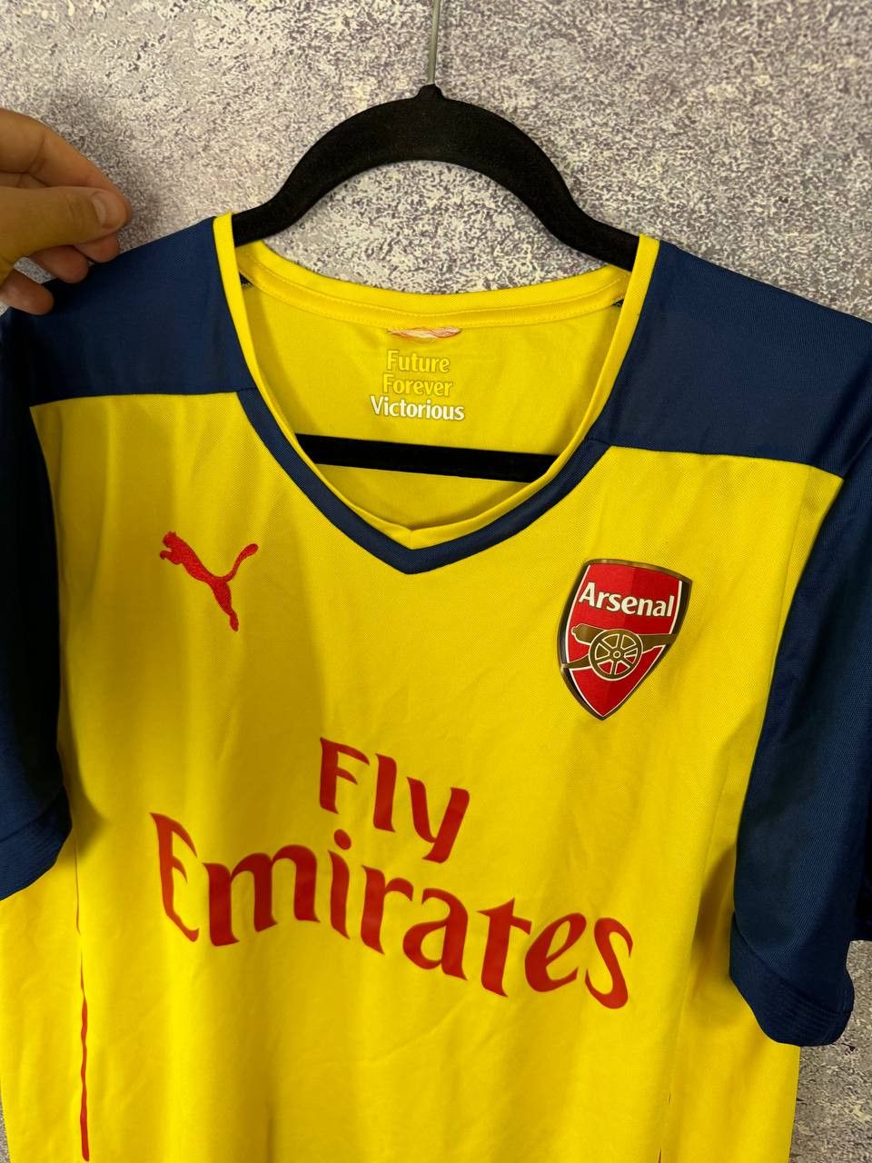 Puma Vintage Arsenal 2014/15 Away Puma Soccer Jersey Blokcore Size US M / EU 48-50 / 2 - 7 Thumbnail