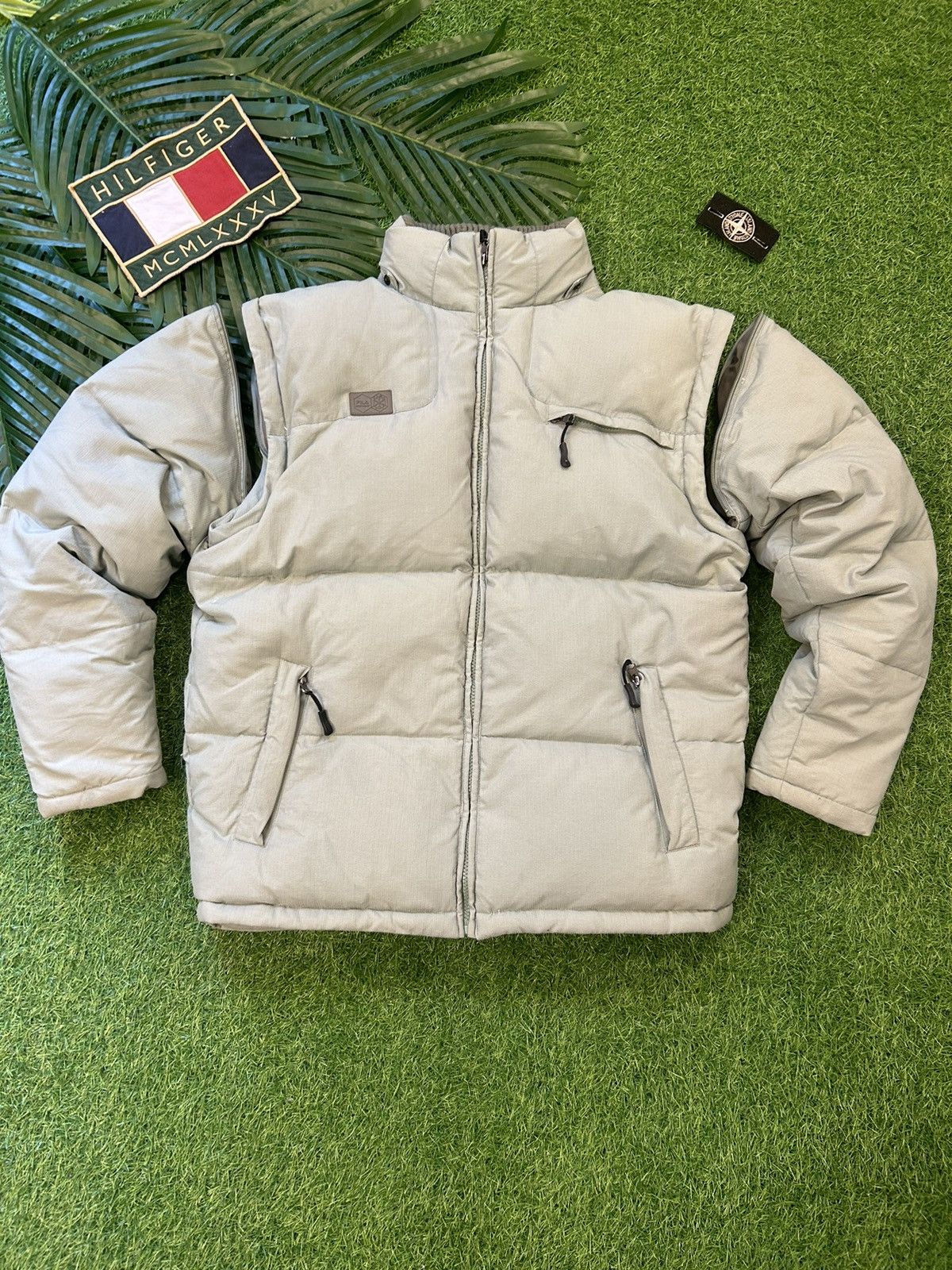 Fila × Vintage Vintage 90s Fila Long Sleeve Puffer Jacket Size US L / EU 52-54 / 3 - 3 Thumbnail