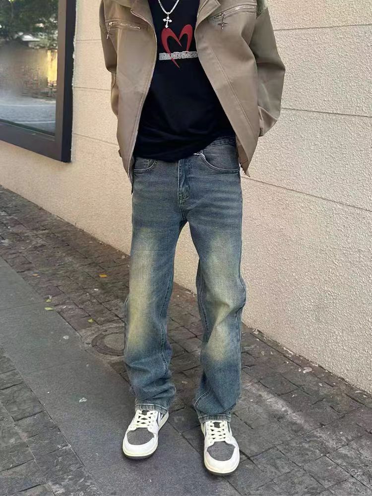 Japanese Brand × Vintage Vintage Street Washed and Aged Loose Casual Jeans Size US 32 / EU 48 - 1 Thumbnail