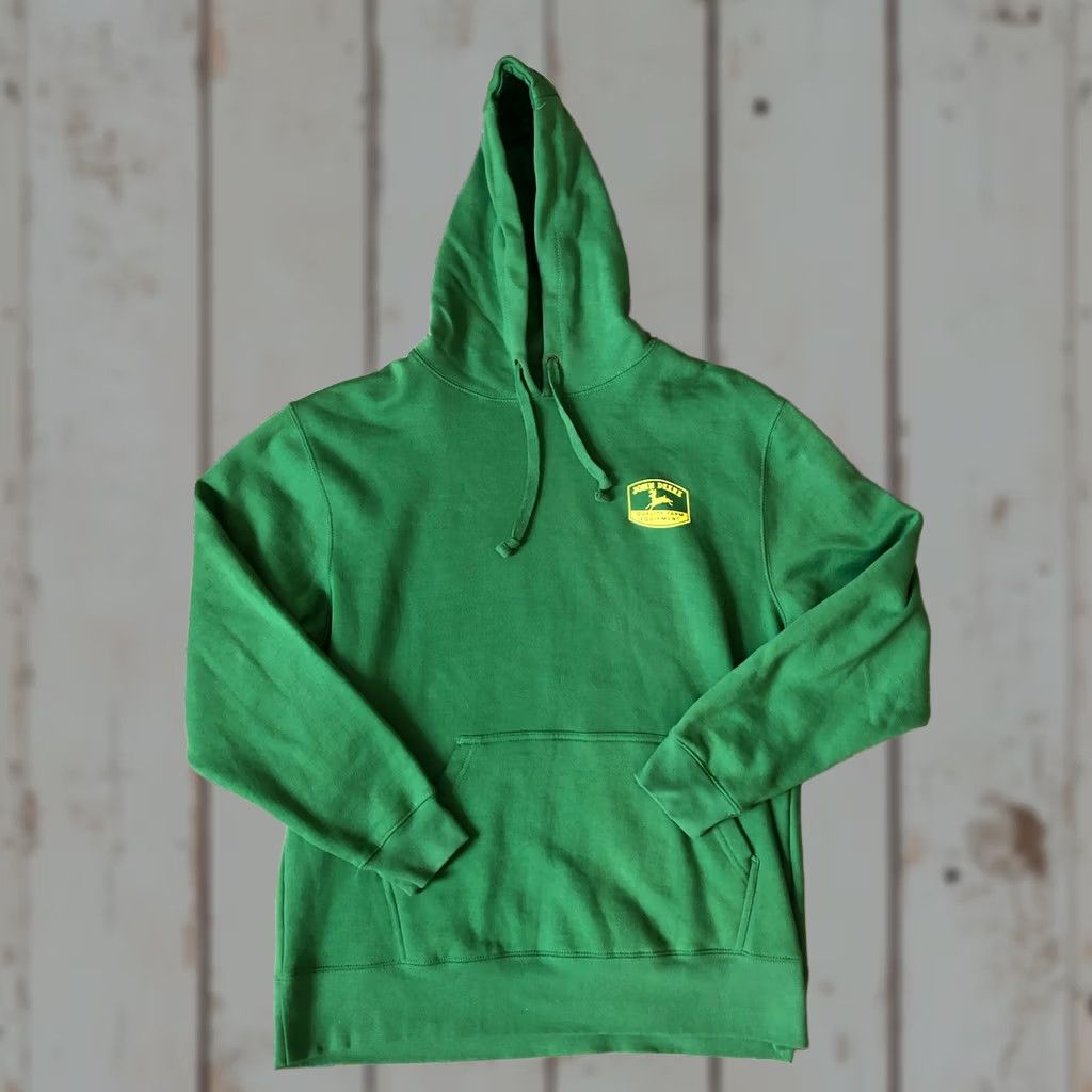John Deere VINTAGE Men’s John Deere Hoodie Green Large Tractors Farm USA Outdoors Size US L / EU 52-54 / 3 - 1 Thumbnail