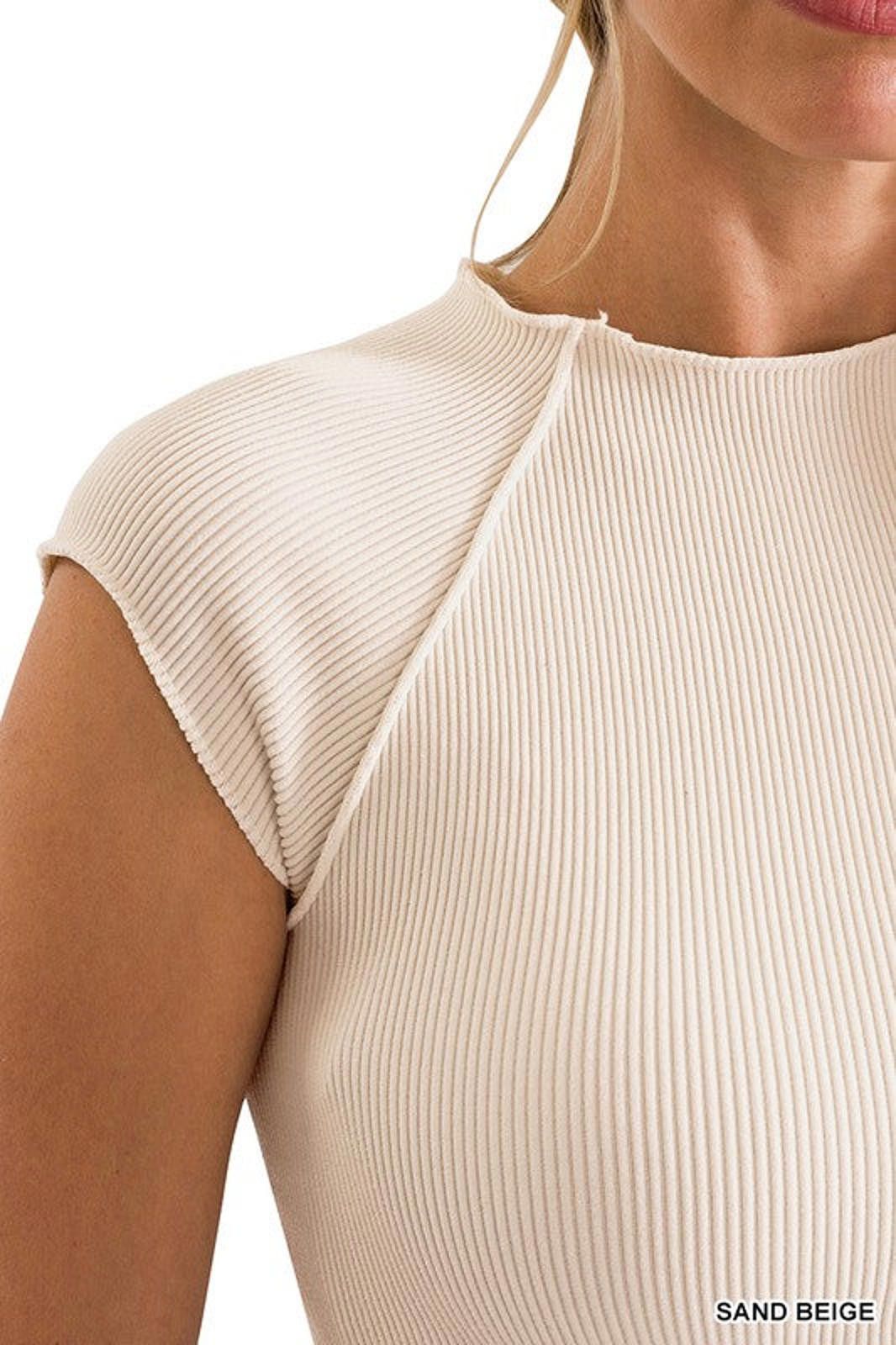 Other Ribbed Short Sleeve Seamless Soft Crop Top Zenana Size S / US 4 / IT 40 - 4 Thumbnail