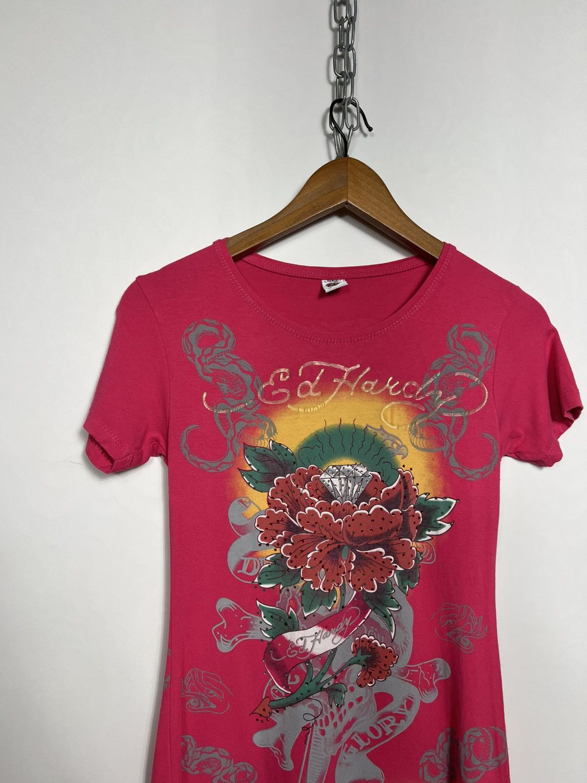 Ed Hardy Vintage Y2K Ed Hardy by Christian Audigier Tank Top Tee Size S / US 4 / IT 40 - 2 Thumbnail