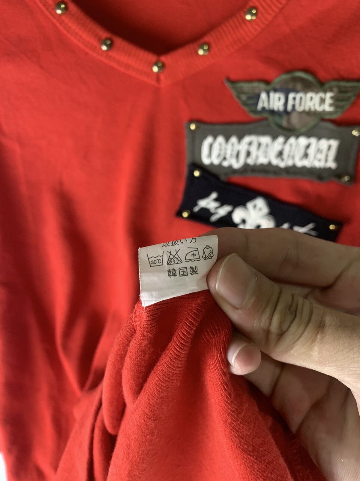 Hysteric Glamour × If Six Was Nine × Japanese Brand Air force studded punk style Size US M / EU 48-50 / 2 - 6 Thumbnail