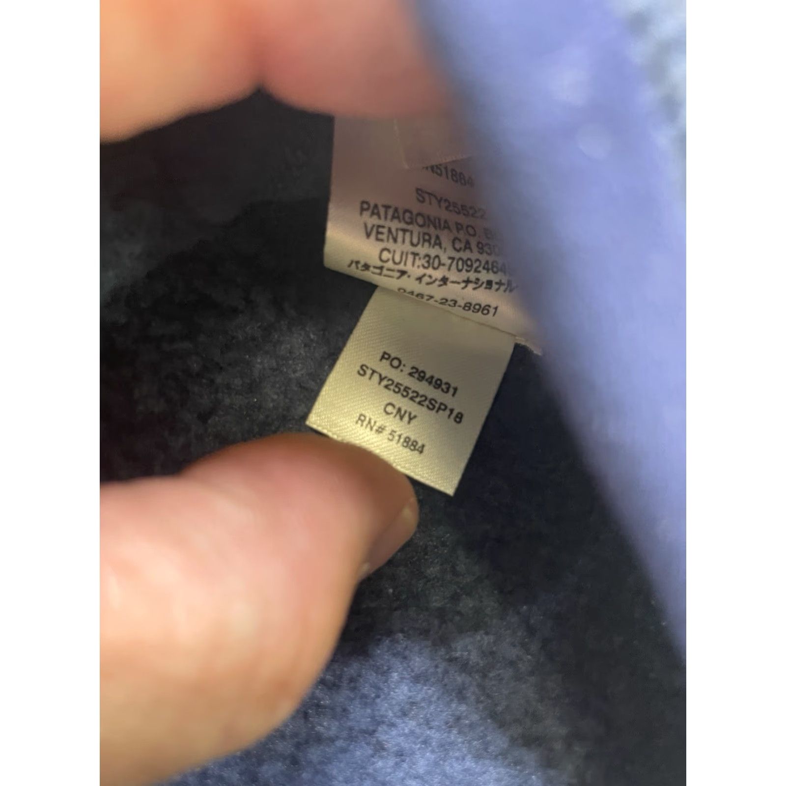 Patagonia Patagonia Sweater Men L 1/4 Zip Fleece Blue Regular Pullover Mock Neck Classic Outdoor All Seasons Size US L / EU 52-54 / 3 - 8 Thumbnail