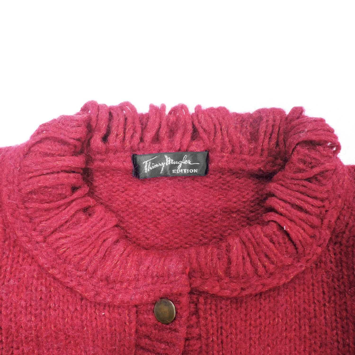 Thierry Mugler THIERRY MUGLER EDITION HAIR KNIT CARDIGAN JACKET Size M / US 6-8 / IT 42-44 - 3 Thumbnail
