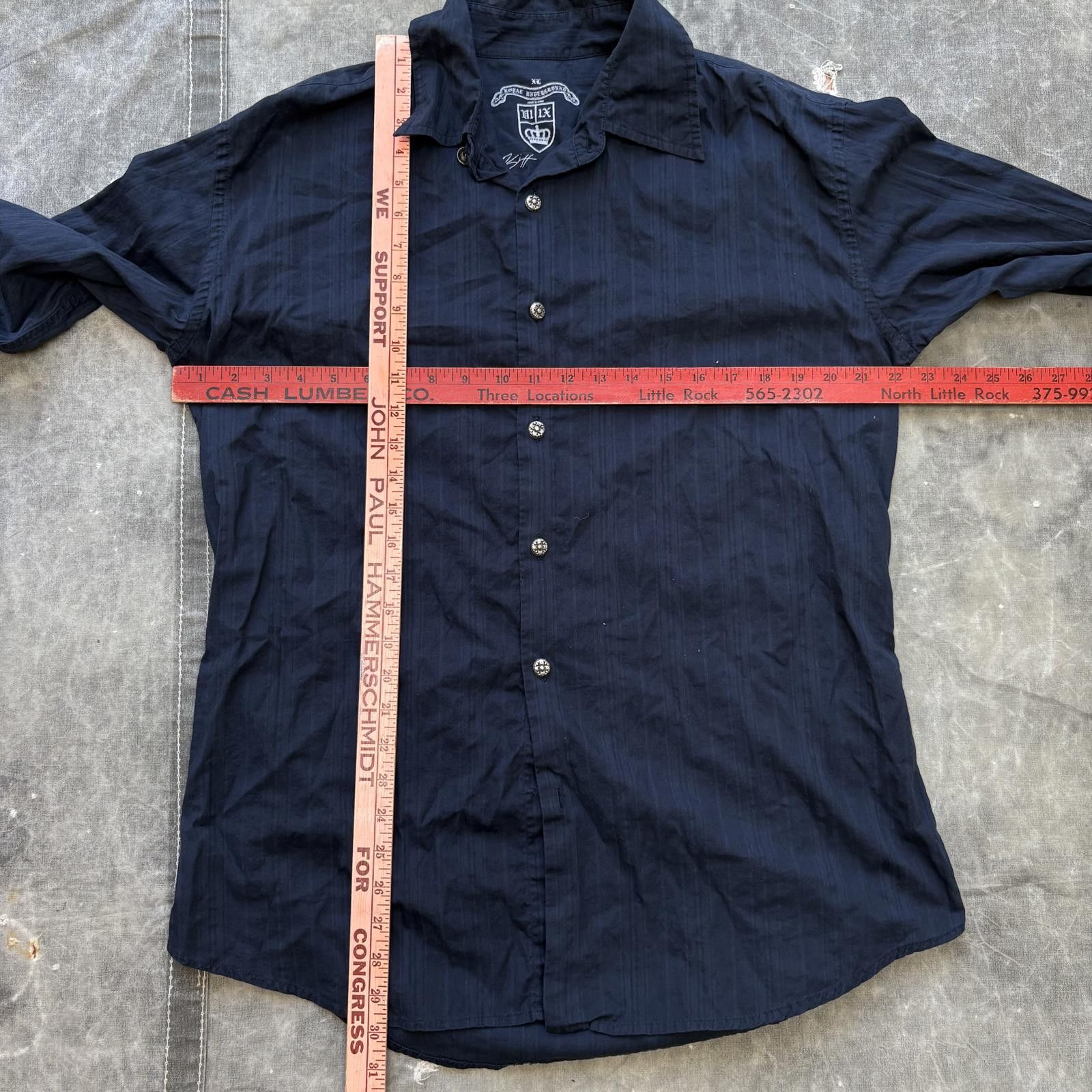 Royal Underground Vintage Y2K Royal Underground Affliction Button Up Shirt Size US XL / EU 56 / 4 - 3 Thumbnail