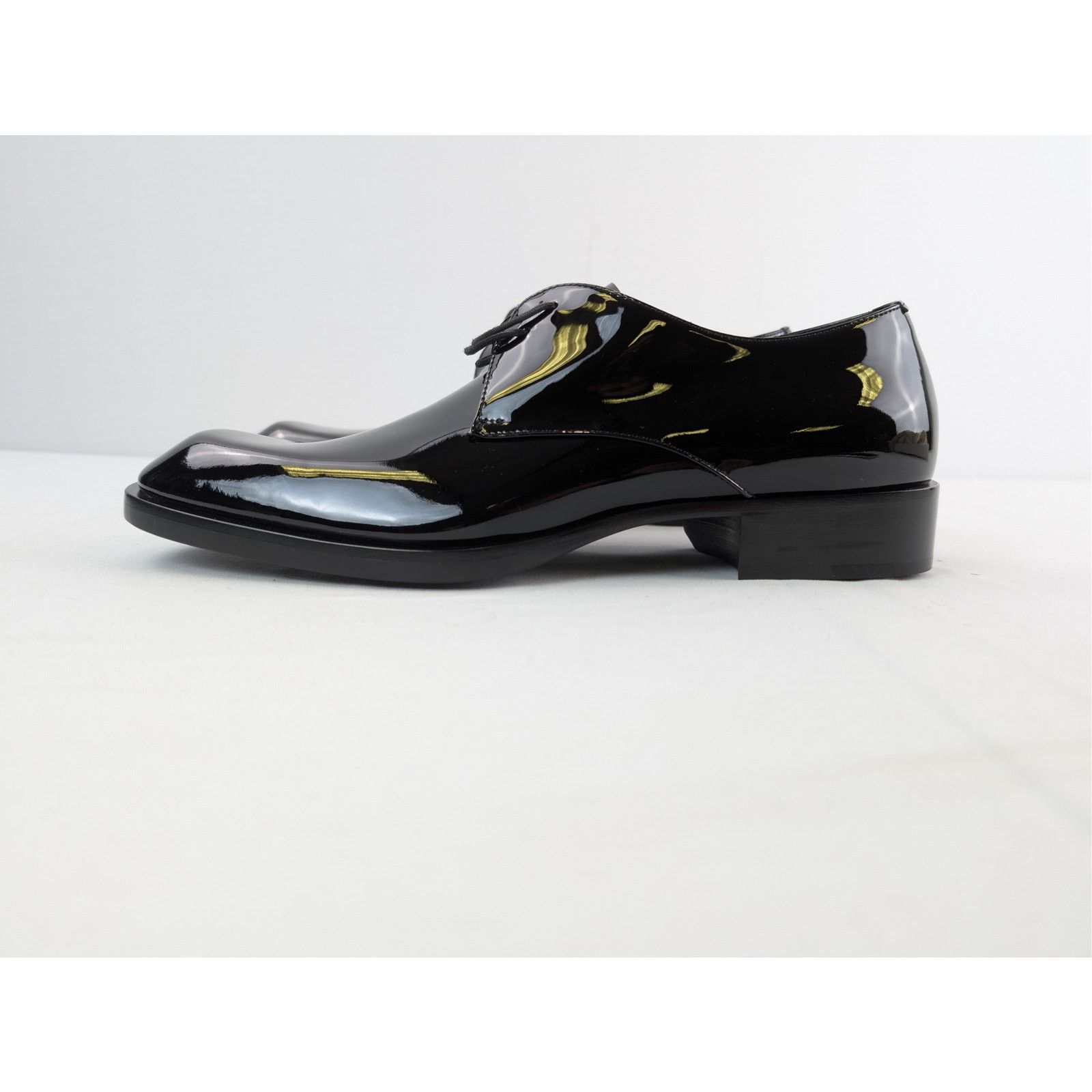 Saint Laurent Paris o1rshd1 Vernice Seta Soft Shoes Boots in Black Size US 9 / EU 42 - 10 Thumbnail