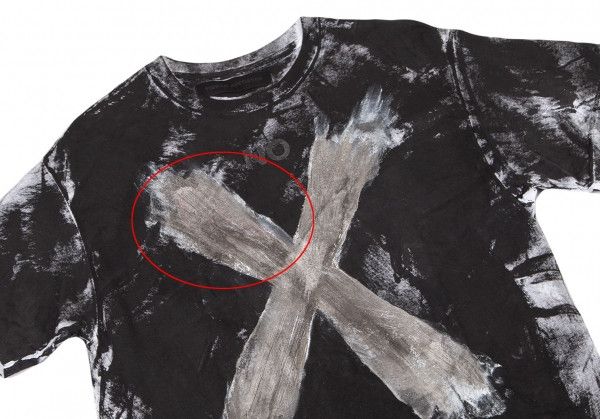 Comme des Garcons Homme COMME des GARCONS HOMME Hand Painted T-Shirt Black ONE SIZE Size US L / EU 52-54 / 3 - 2 Thumbnail