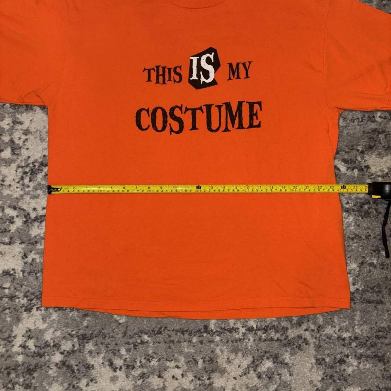 Vintage Vintage Y2K This Is My Costume Halloween Shirt Size US XL / EU 56 / 4 - 5 Thumbnail