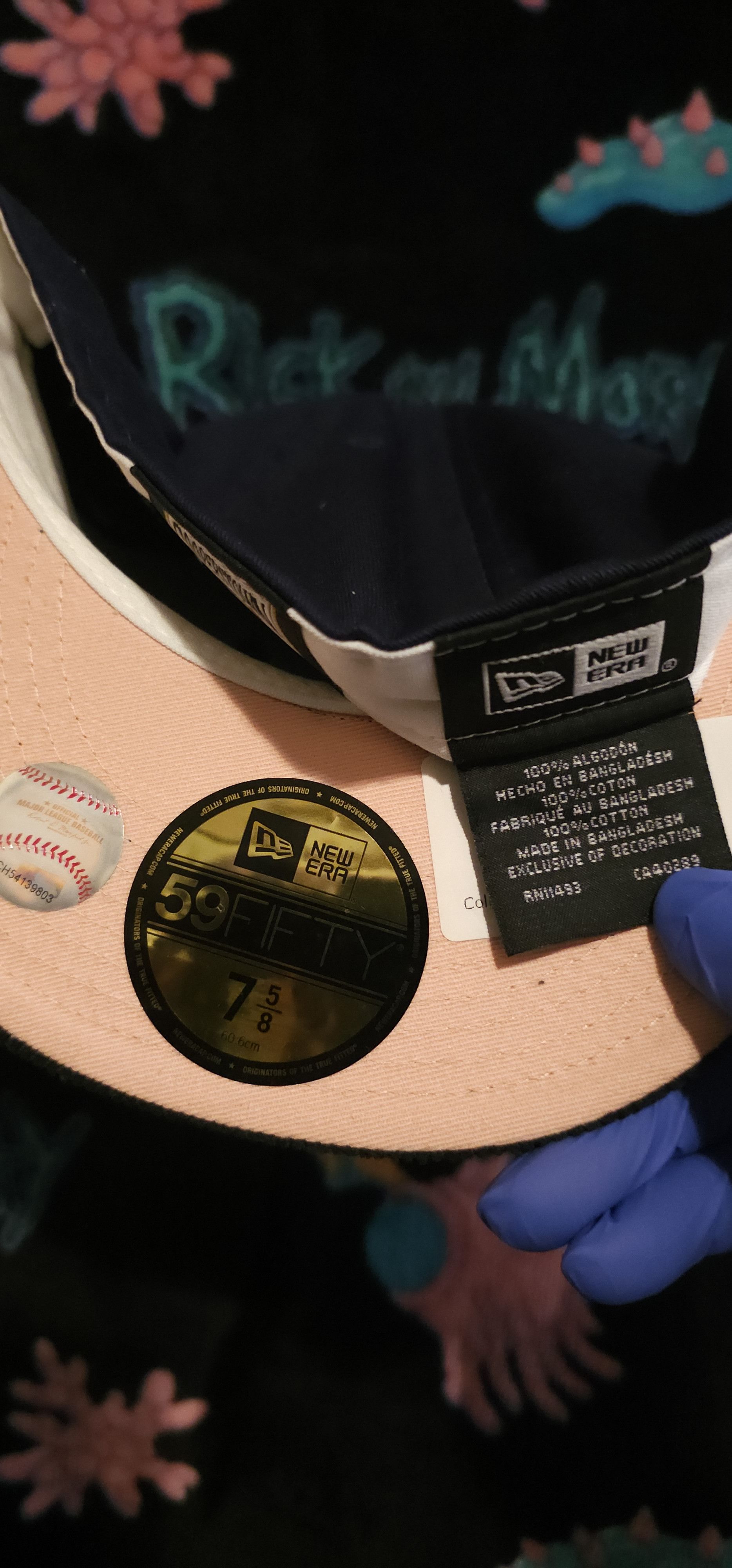 New Era Colorado Rockies Two Tone, Navy & black Cord visor Sz7 5/8 Size ONE SIZE - 4 Thumbnail