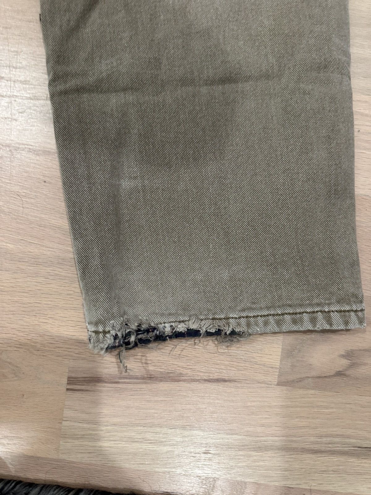 L.L. Bean Vintage LL Bean Flannel Lined Biege/Gray Jeans 35x32 Size US 32 / EU 48 - 15 Thumbnail