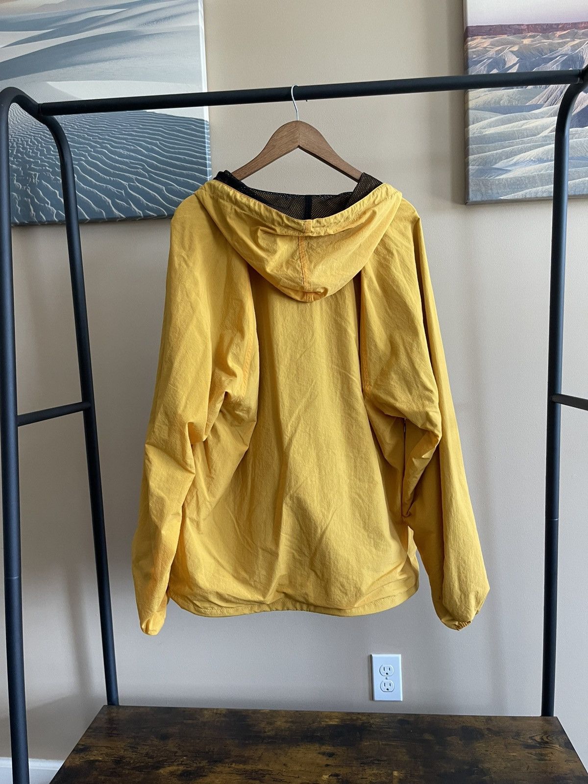 18 East 18 East Helly Hooded Shell Jacket - Mango Nylon Taslan Size US XL / EU 56 / 4 - 5 Thumbnail