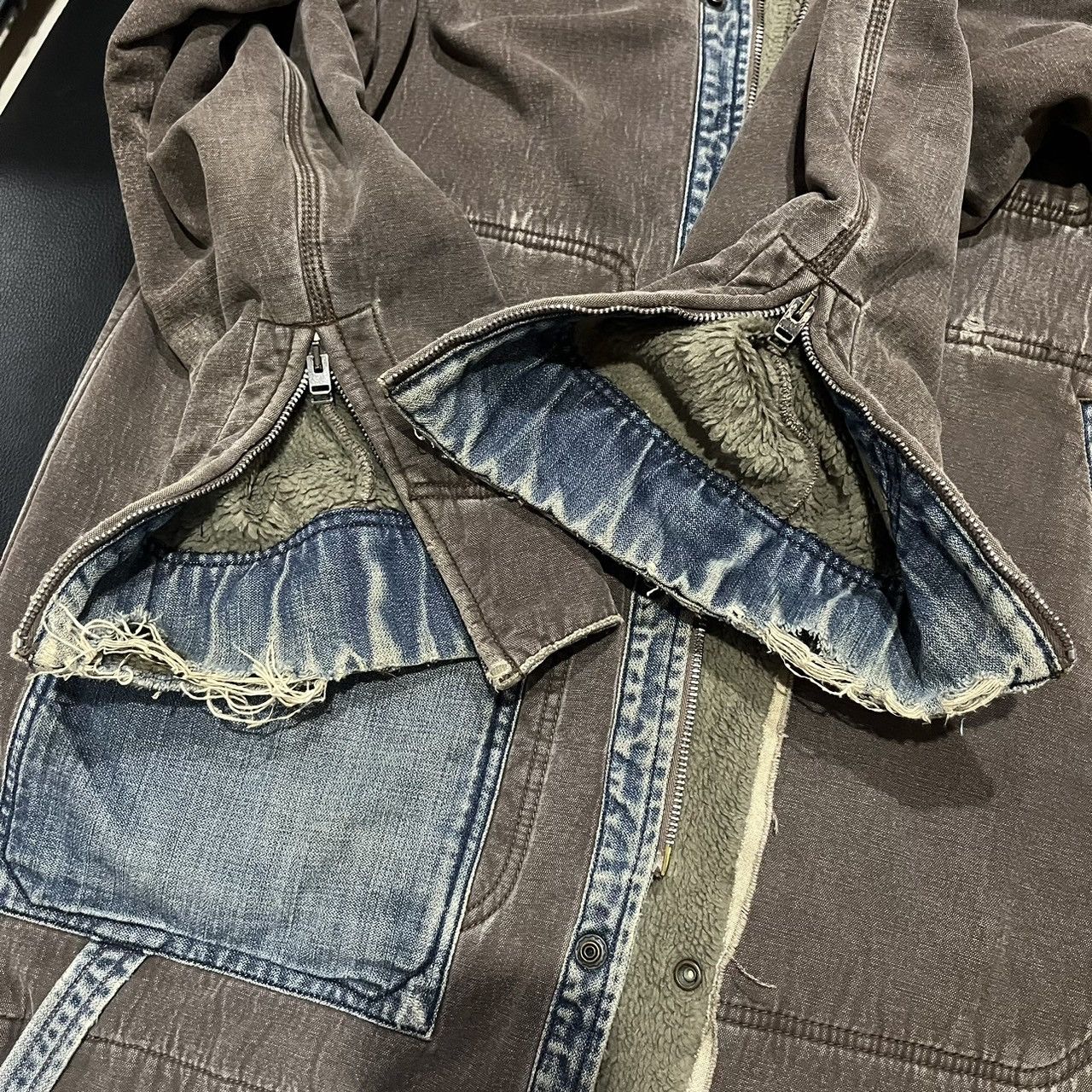 Diesel × Vintage Vintage diesel sicherheitsbekleidung faded distressed jacket Size US S / EU 44-46 / 1 - 16 Thumbnail