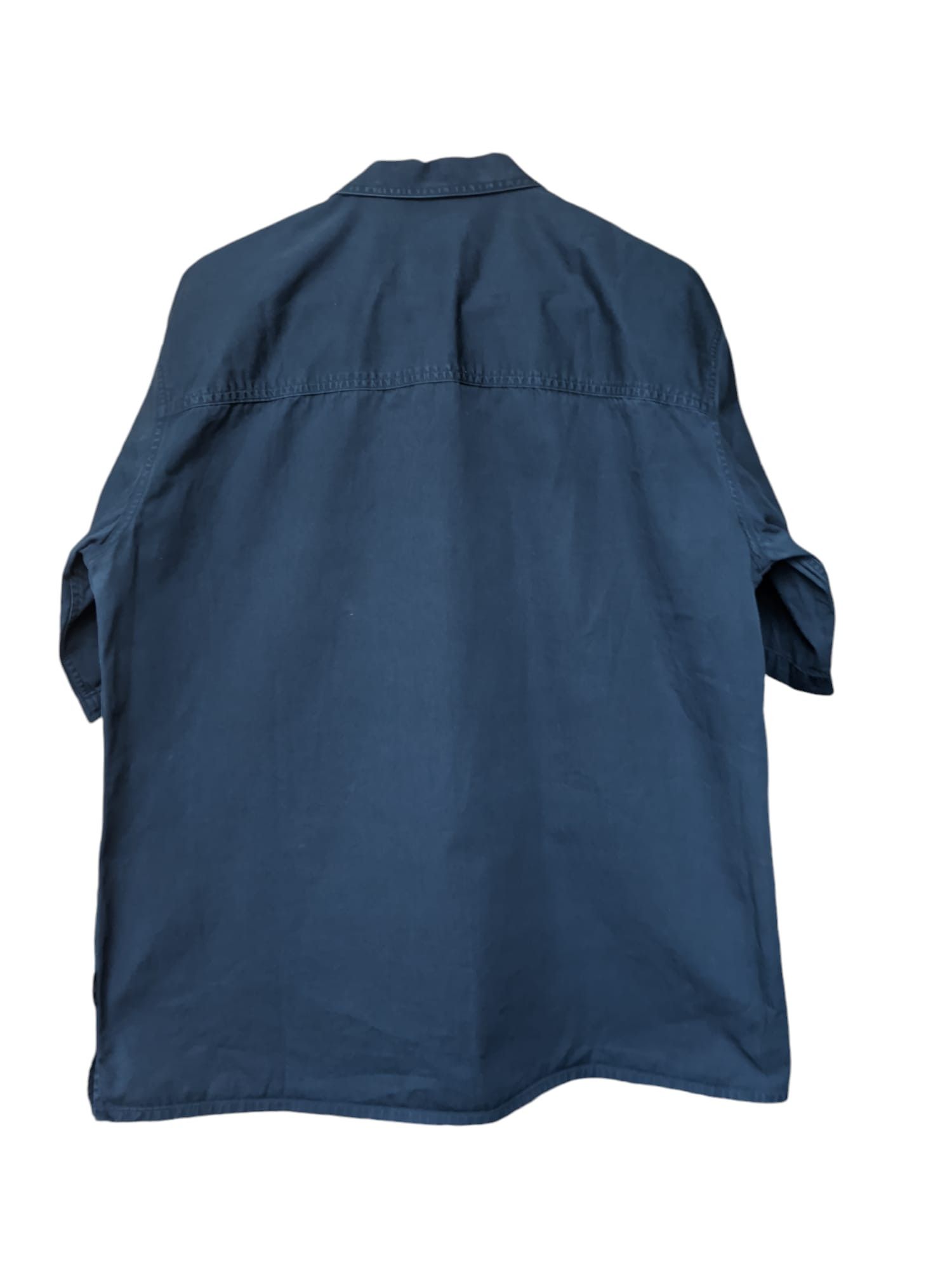 AMI AMI Short Sleeve Navy Button Down Size US L / EU 52-54 / 3 - 3 Thumbnail
