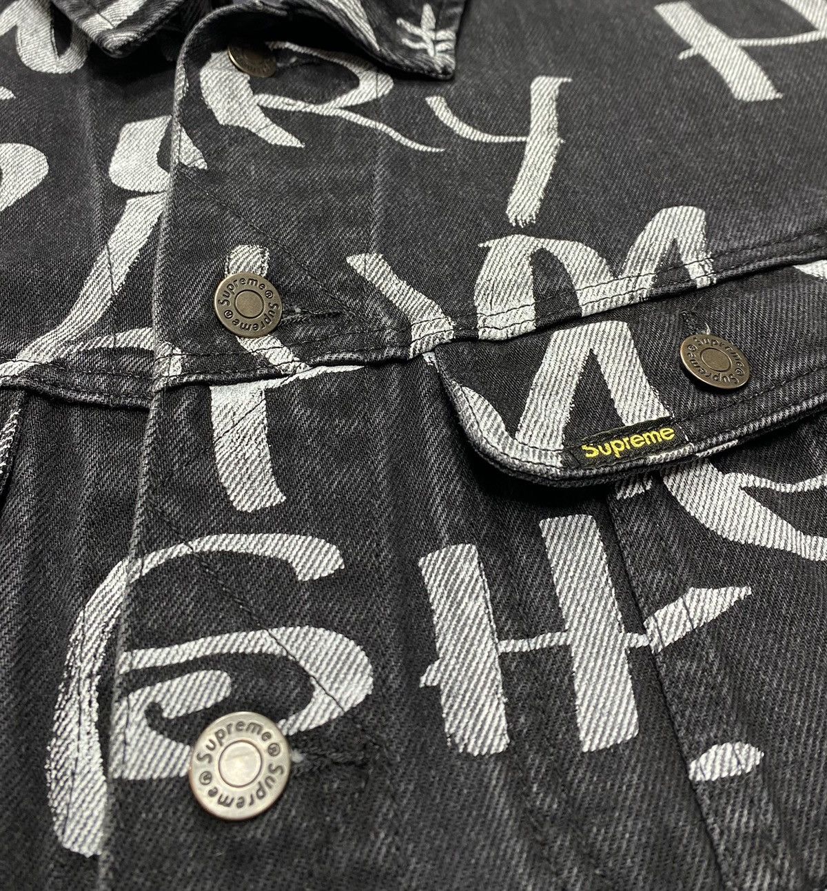 Supreme Supreme Dark Ark Denim Trucker Jacket (FW20) Size US M / EU 48-50 / 2 - 4 Thumbnail