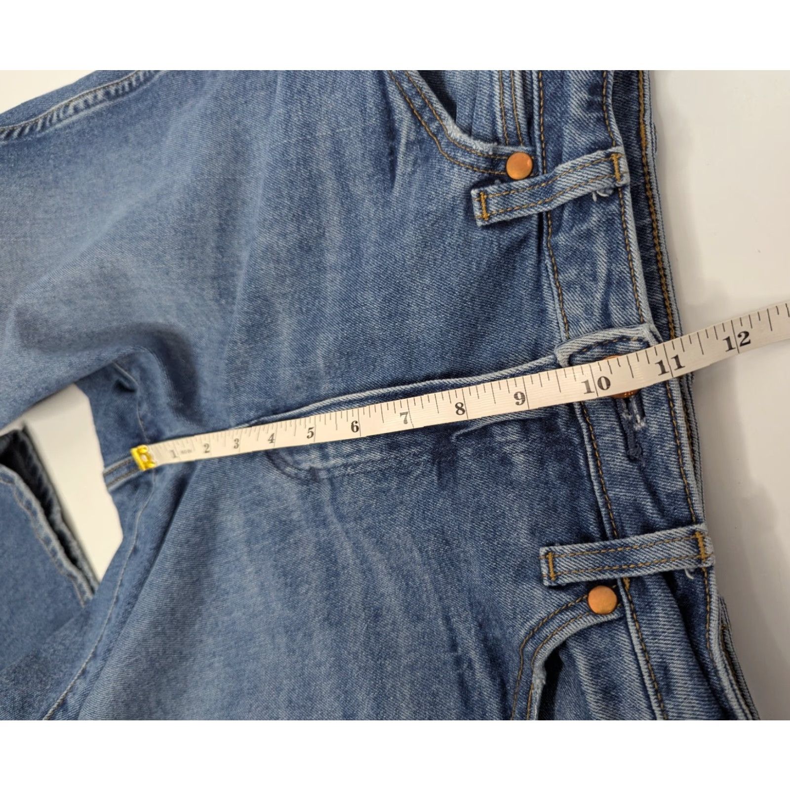 Wrangler Wrangler Jeans 603 High Rise Straight Blue 27x28 Womens Cowboy Western Vintage No N/A Size 27" / US 4 / IT 40 - 6 Thumbnail