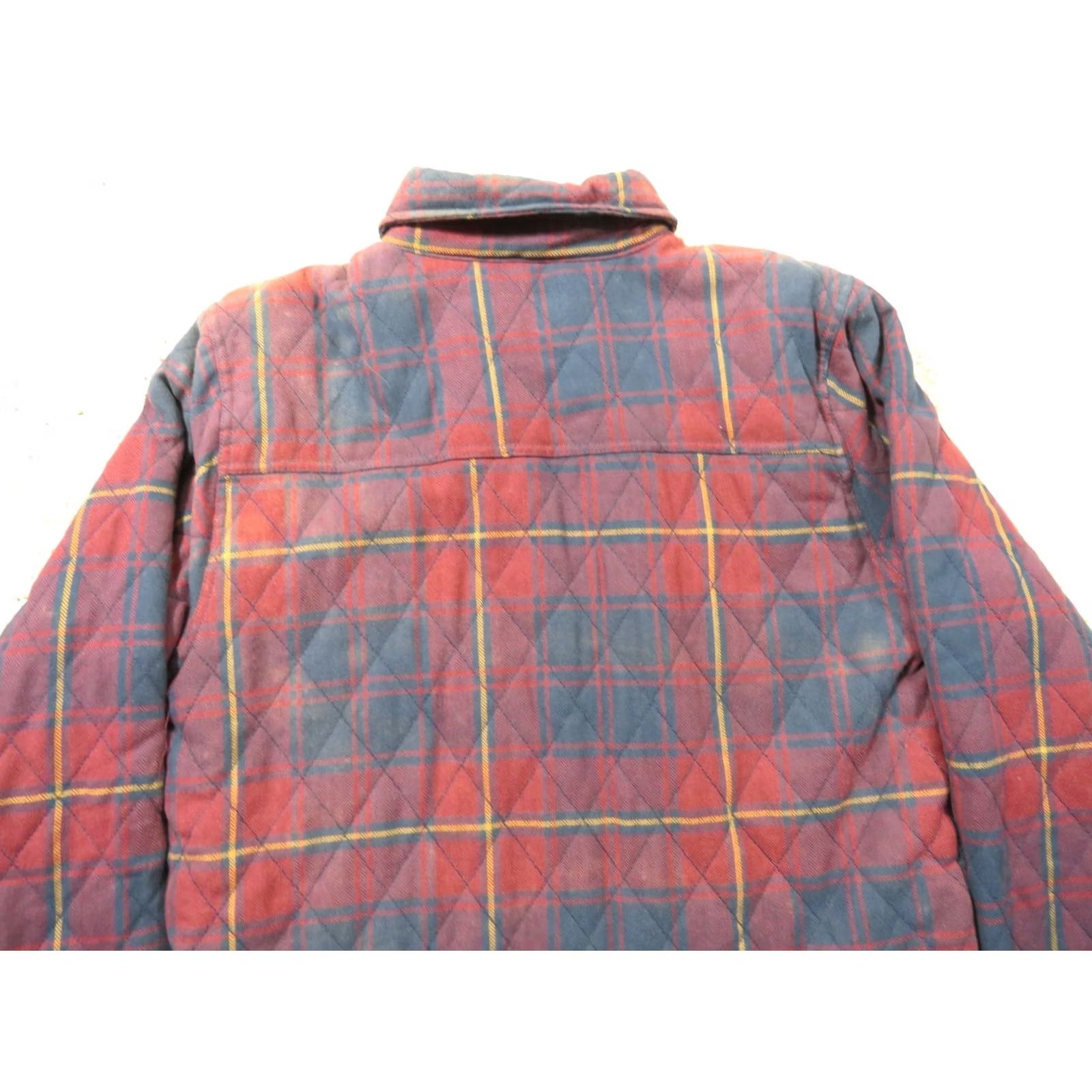 George George Shirt Jacket Plaid Multicolor Men Small 34-36 Sherpa Lined Flannel Button-Up Long Sleeve Winter Fall Spring Casual Workwear Travel Size US S / EU 44-46 / 1 - 7 Thumbnail